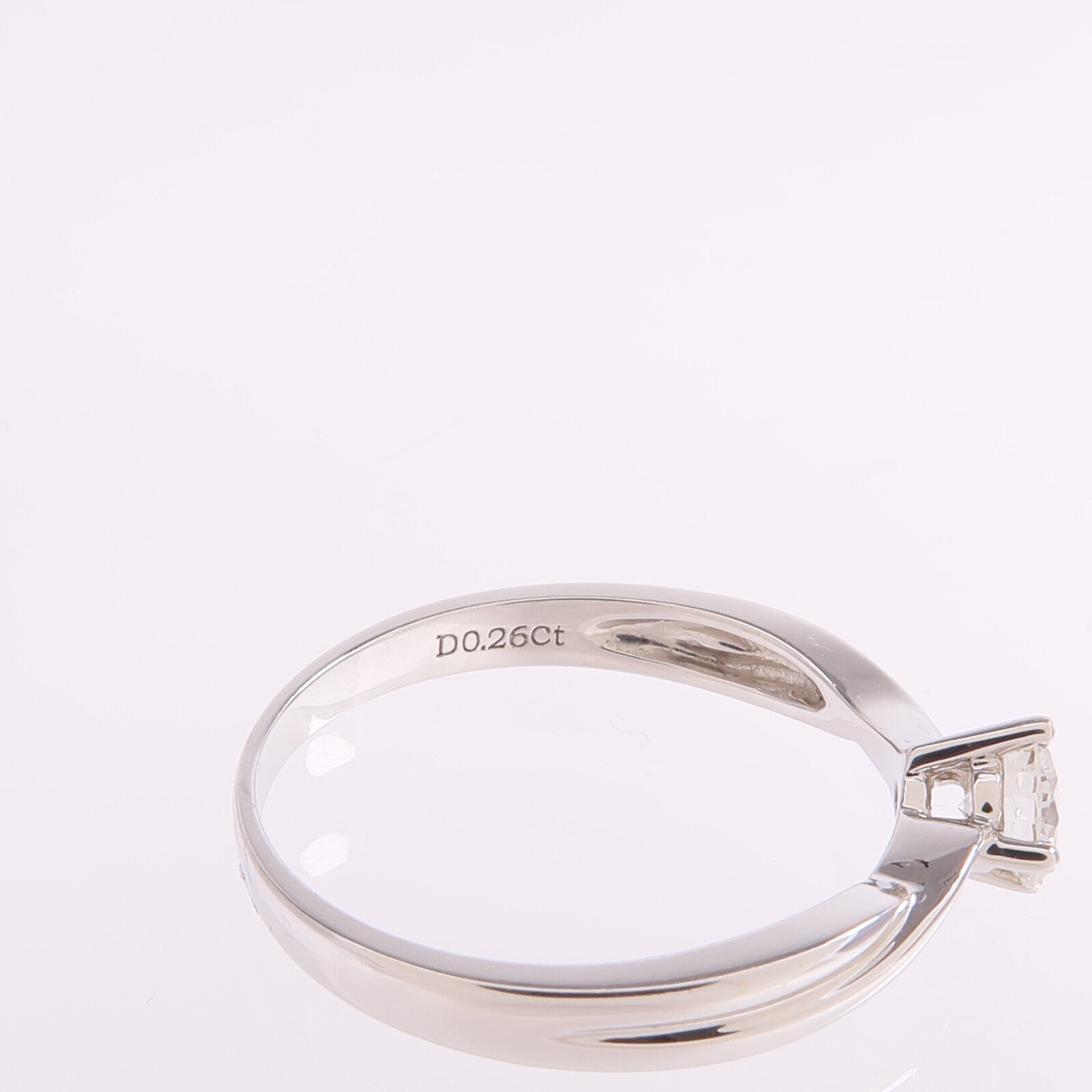 JEWELRY 【激減優惠】18K白金Diamond Ring鑽石戒指US#5.75