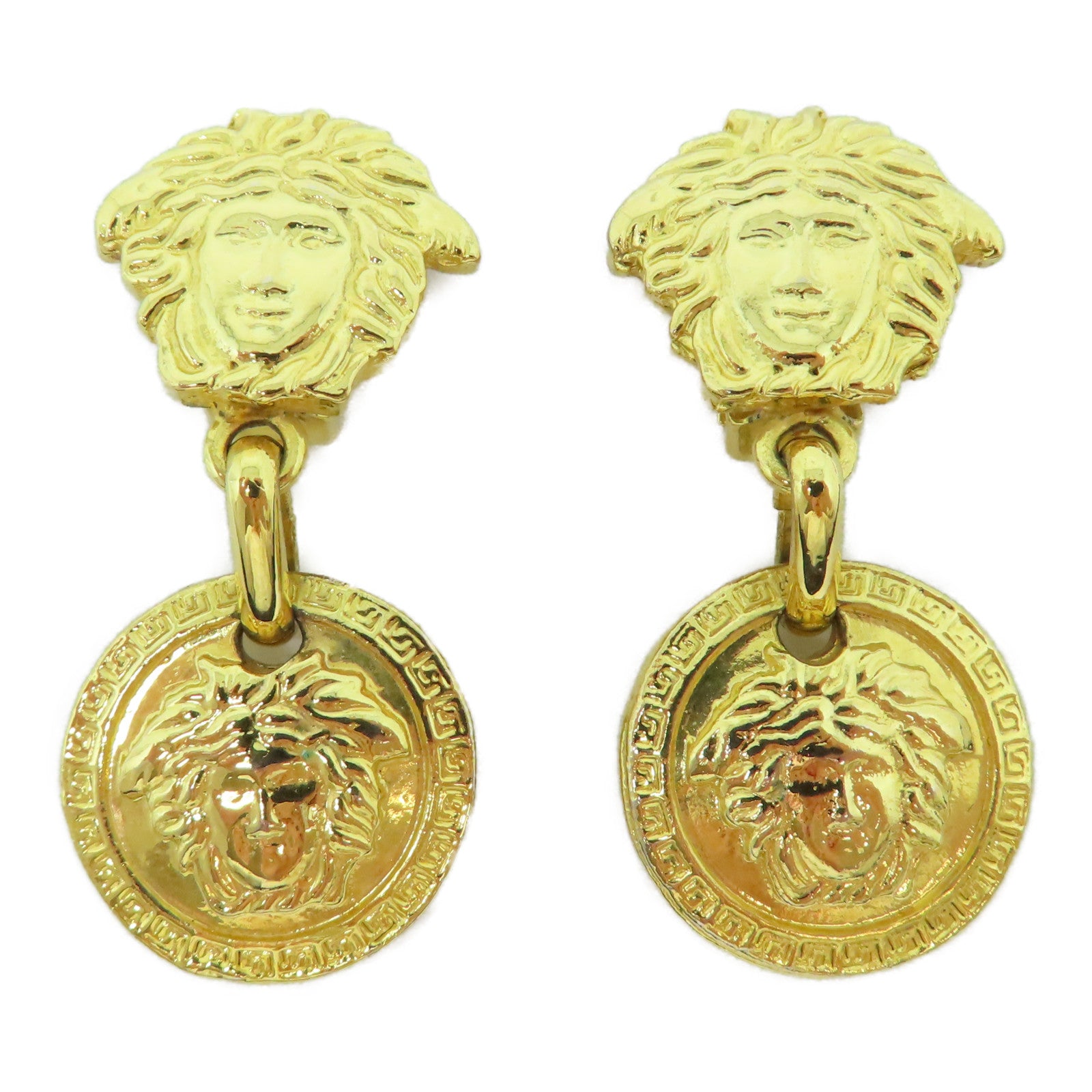 VERSACE 金屬Vintage Earring耳環金色