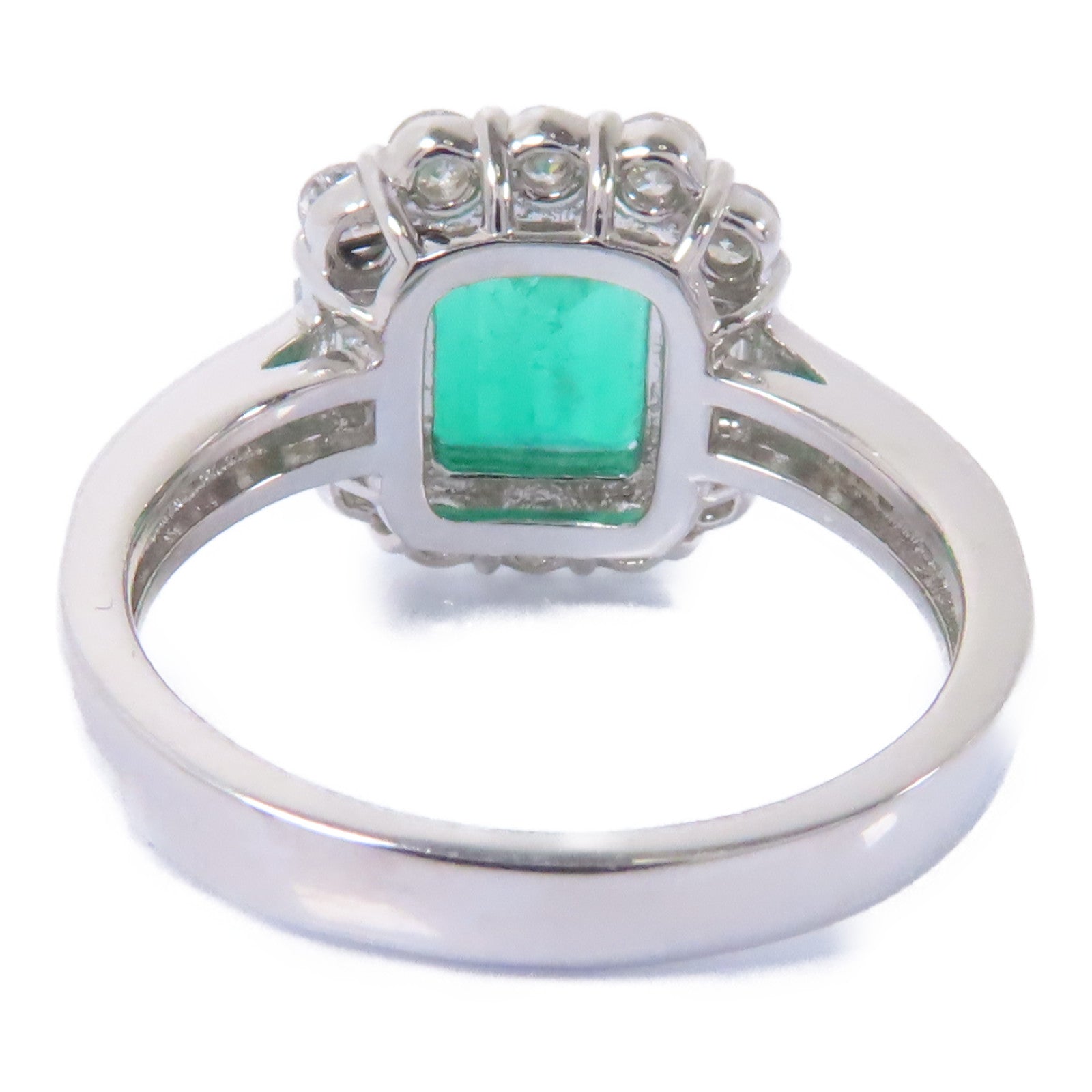 JEWELRY 【激減優惠】PT950鉑金Emerald Ring 2.04ct綠寶石/0.92