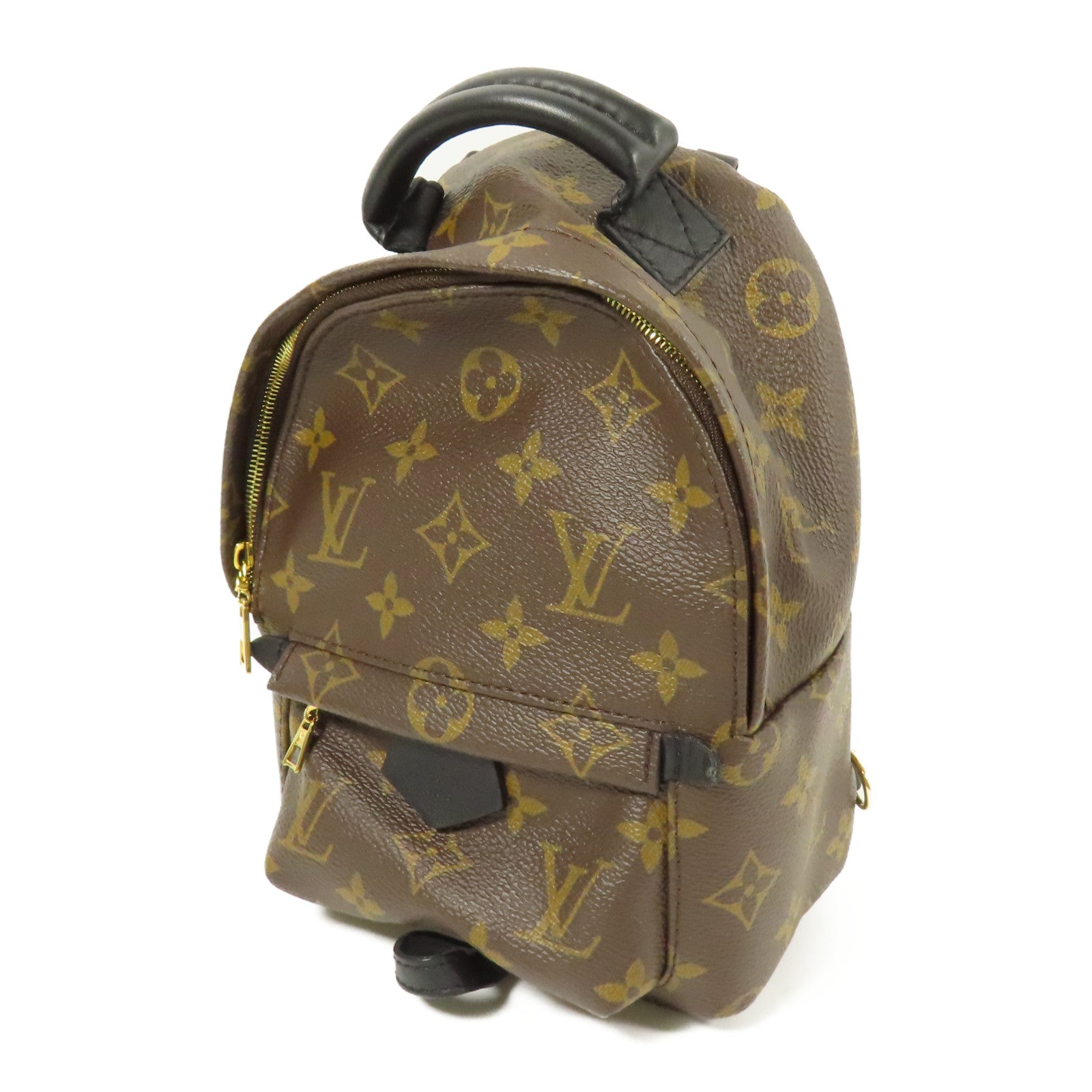 LOUIS VUITTON LV GHW Palm Spring Mini Backpack Monogram M44873 Brown