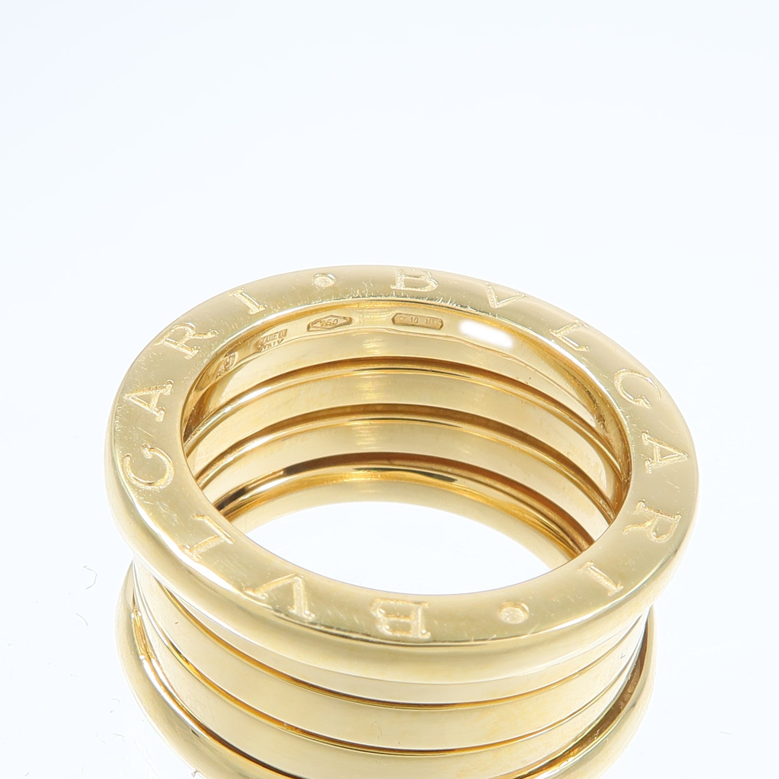 BVLGARI 18K黃金B-zero1 3 Band戒指