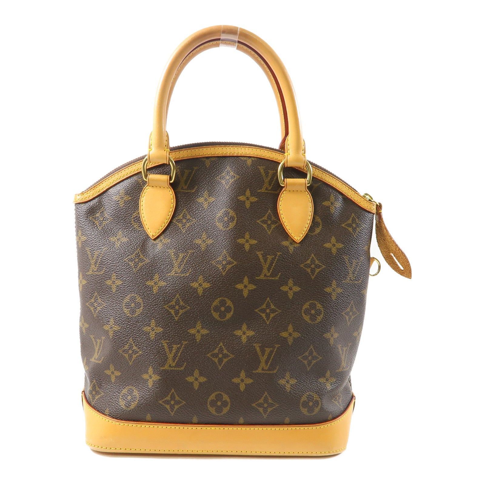 LOUIS VUITTON 【激減優惠】Monogram Lockit金扣手挽袋啡色