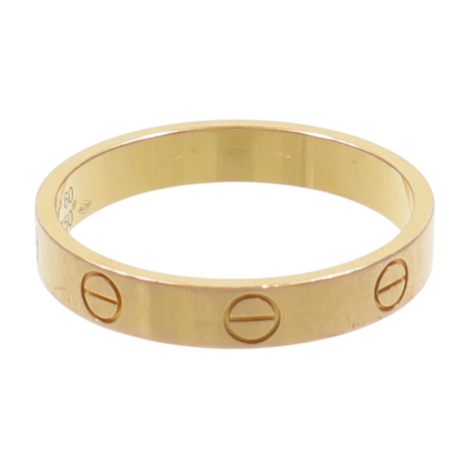 CARTIER 18K玫瑰金Mini Love Ring戒指