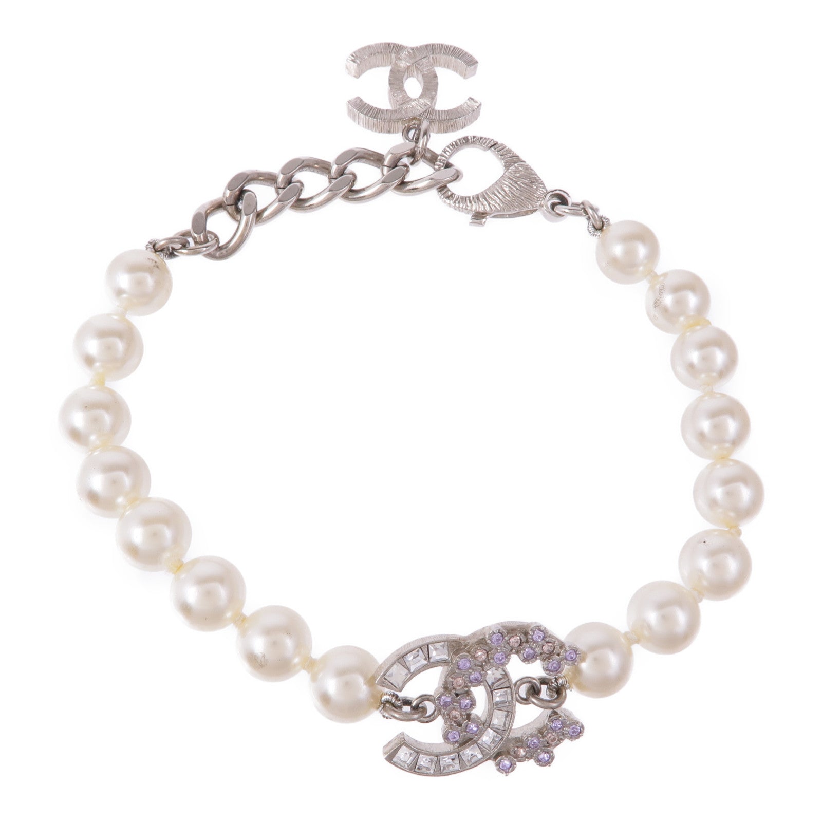 CHANEL PVC/金屬Bracelet手鏈