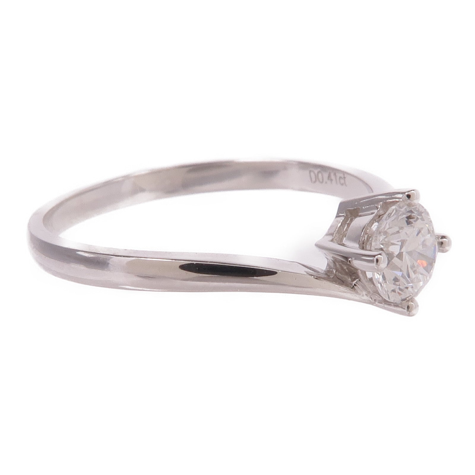 JEWELRY 【激減優惠】18K白金Diamond Ring鑽石戒指US#6
