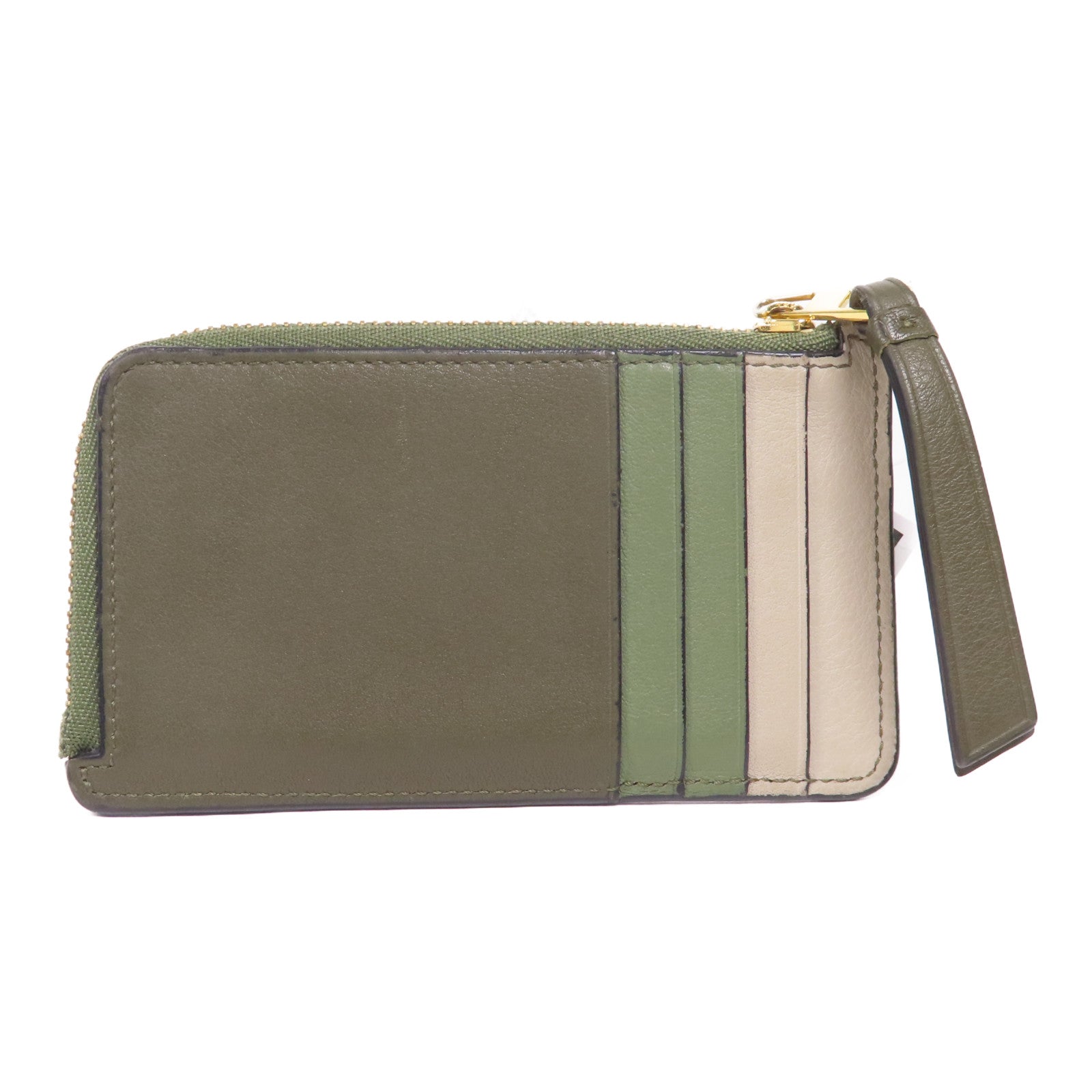 LOEWE 牛皮皮革Card Case金扣卡片套