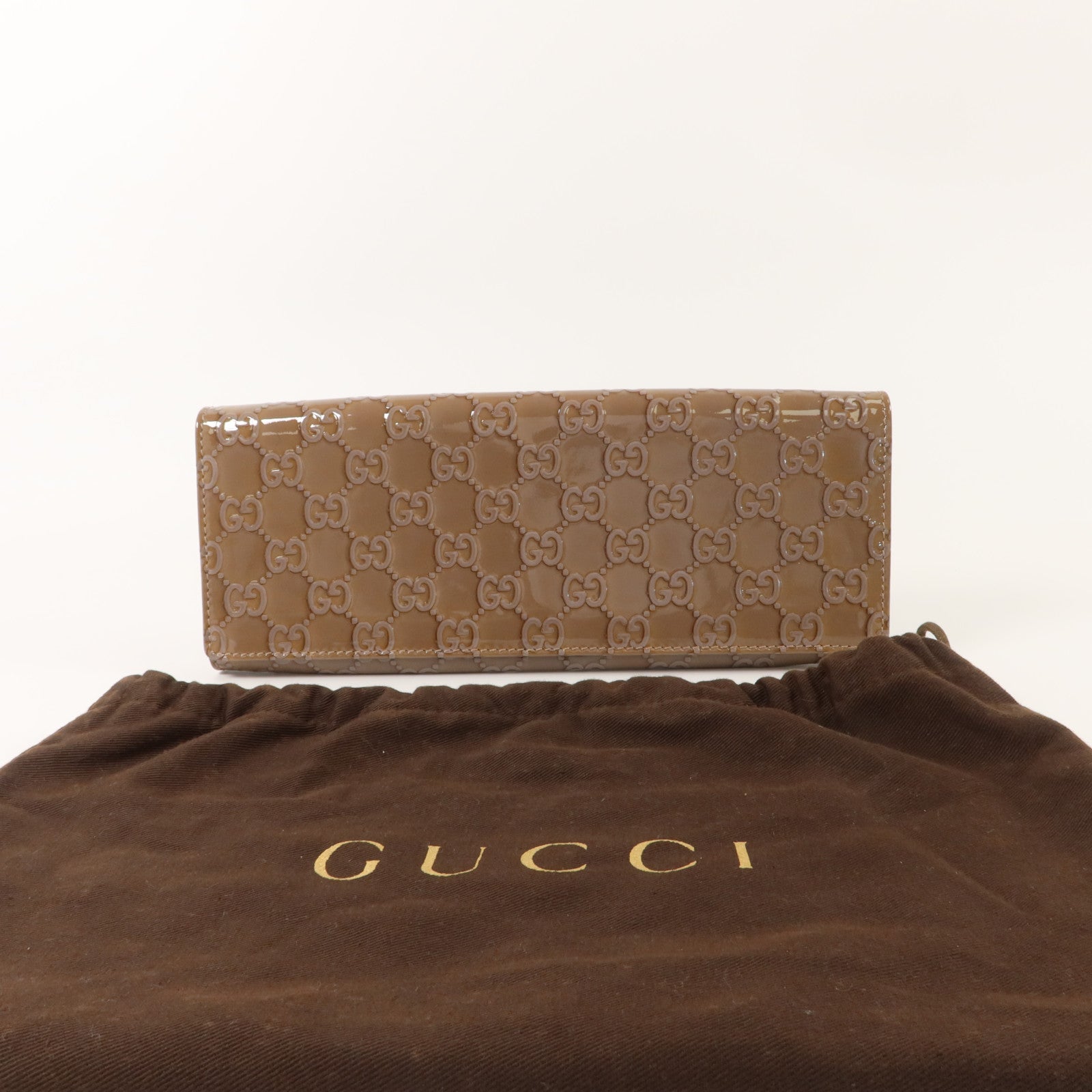 GUCCI 漆皮皮革Clutch Bag手拿包