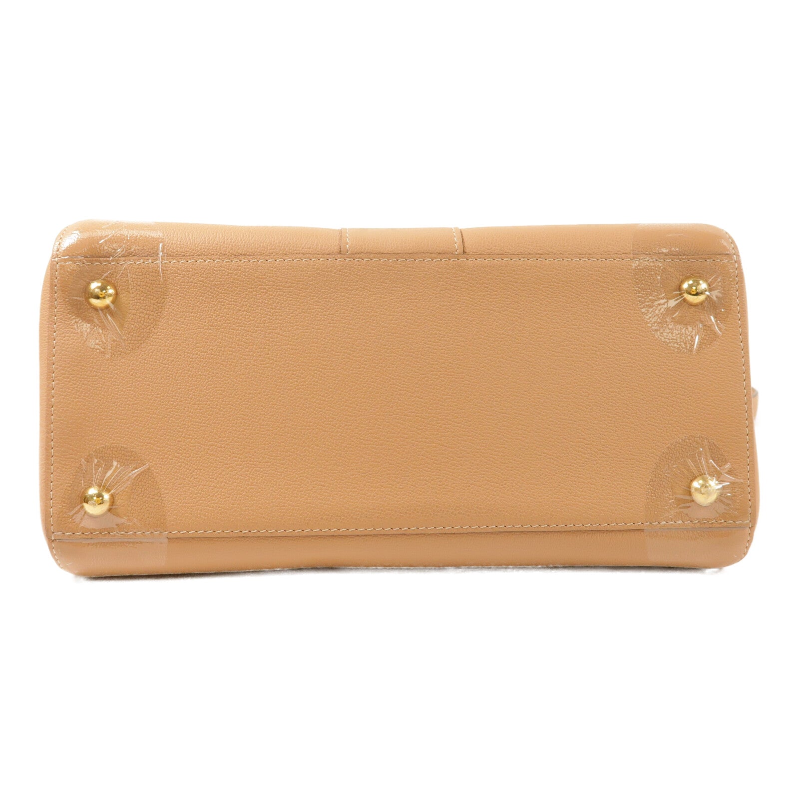 Delvaux 牛皮皮革Billant MM金扣手挽肩背兩用袋