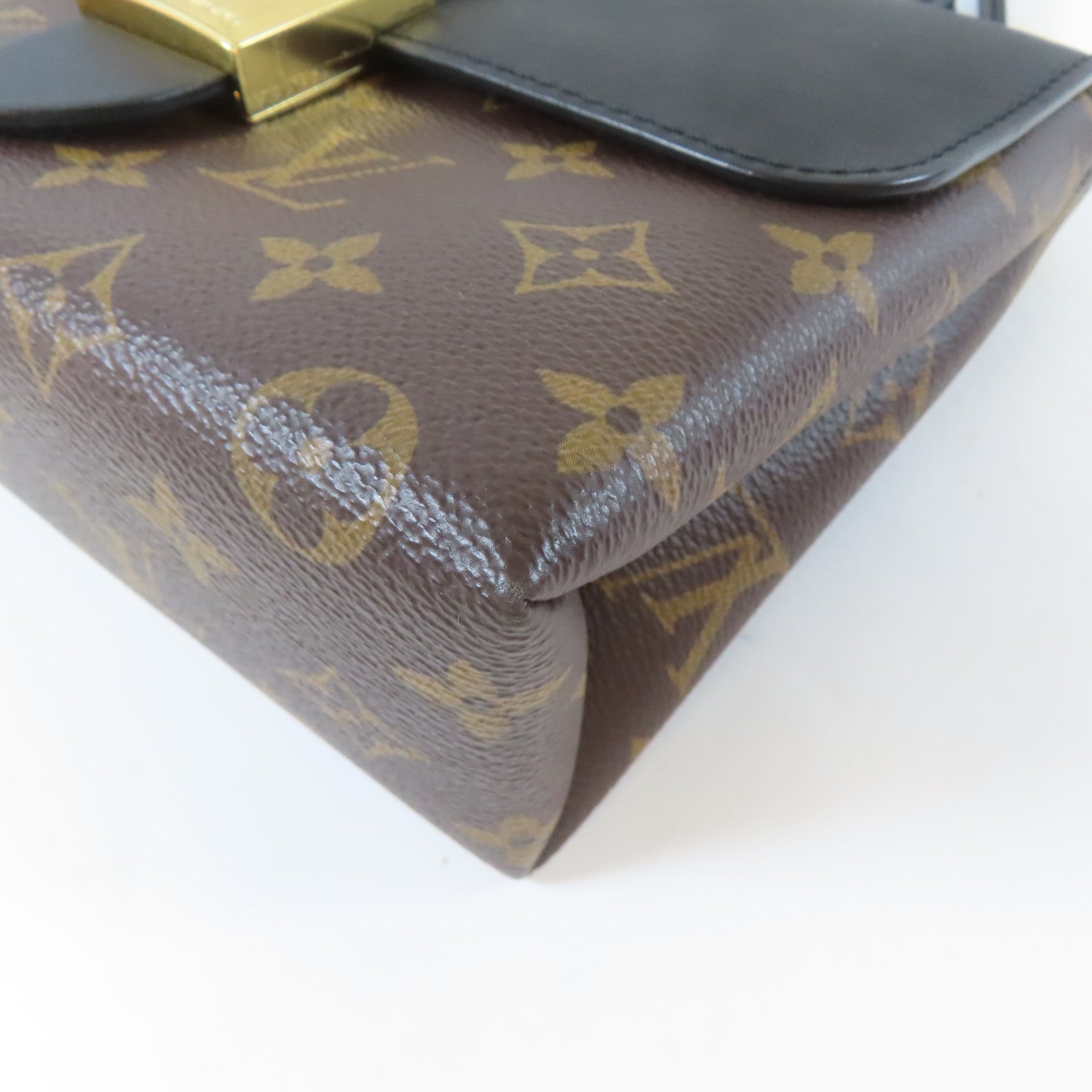 LOUIS VUITTON Monogram Locky BB 2 Way Shoulder Bag金扣手挽肩背兩用袋啡色/黑色
