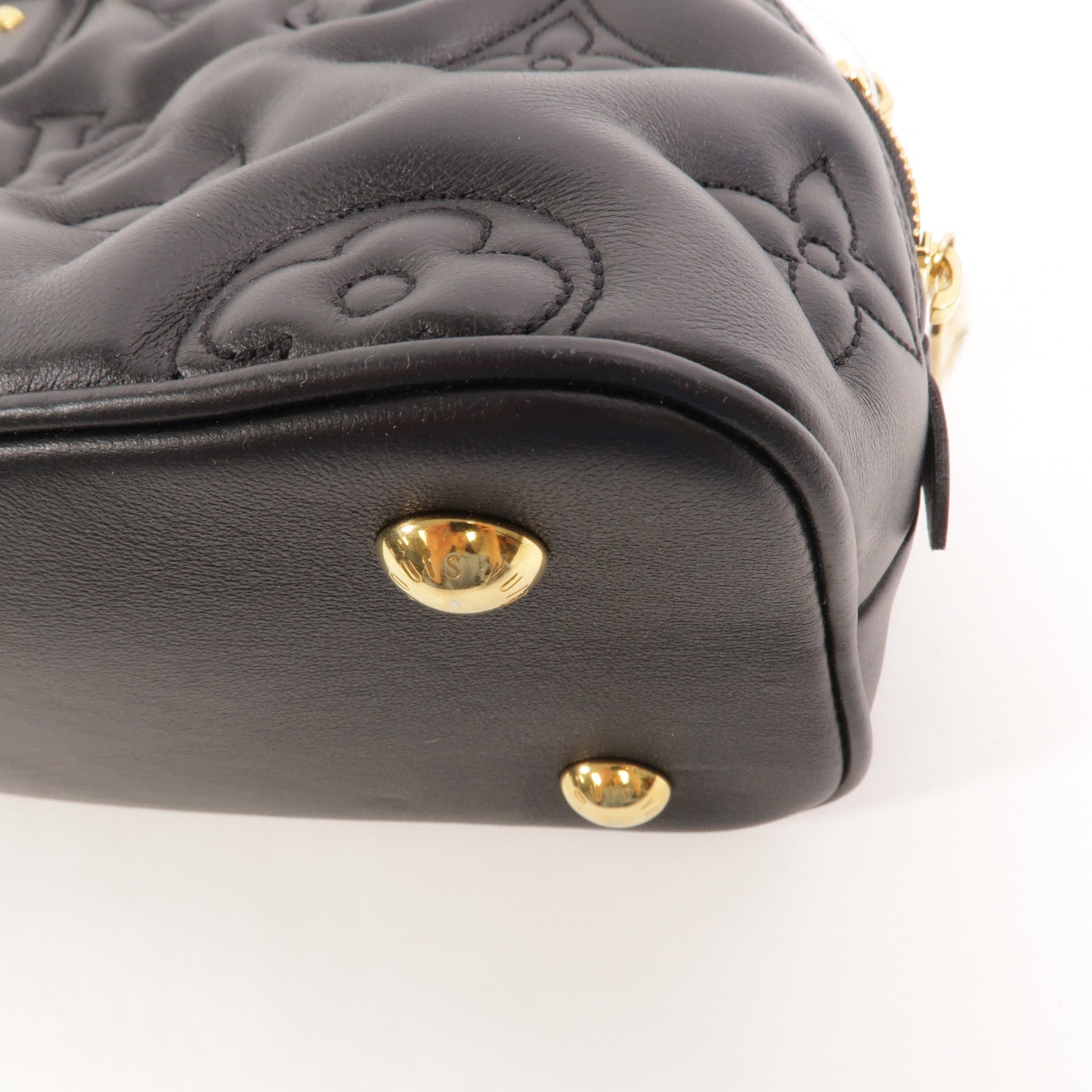 LOUIS VUITTON 牛皮皮革Alma BB Bubblegram手挽肩背兩用袋