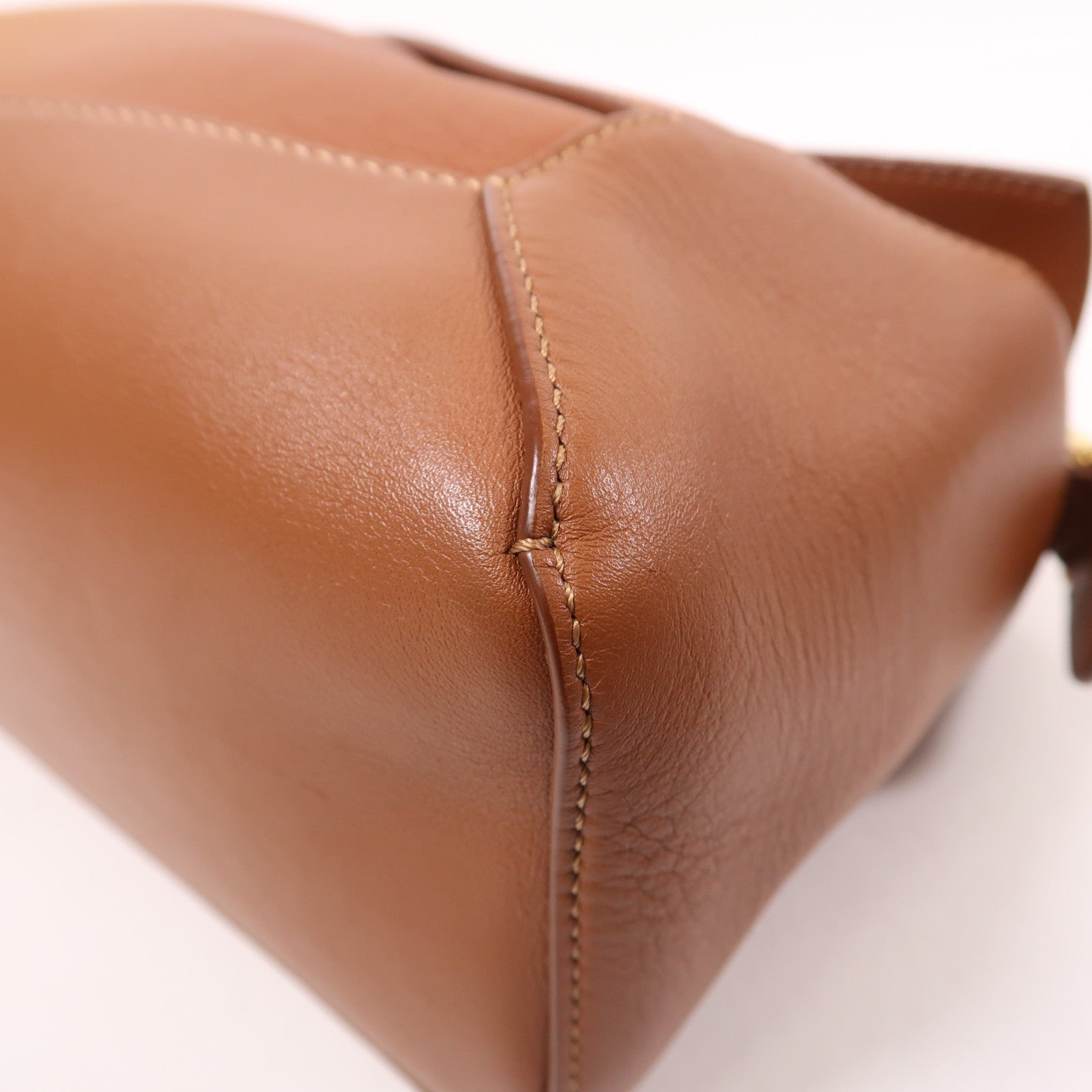 LOEWE 牛皮皮革Puzzle Small金扣手挽肩背兩用袋