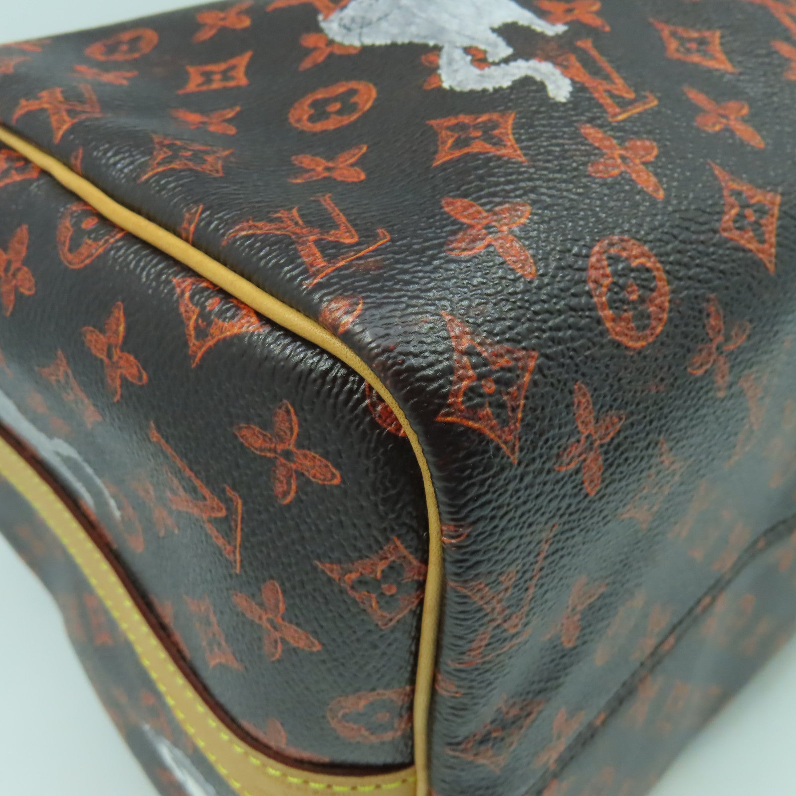 LOUIS VUITTON Monogram Grace Coddngton CatogramSpeedy 30 Band金扣手挽肩背兩用袋啡色