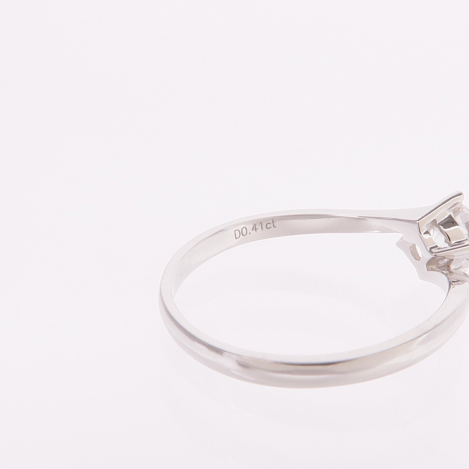 JEWELRY 【激減優惠】18K白金Diamond Ring鑽石戒指US#6