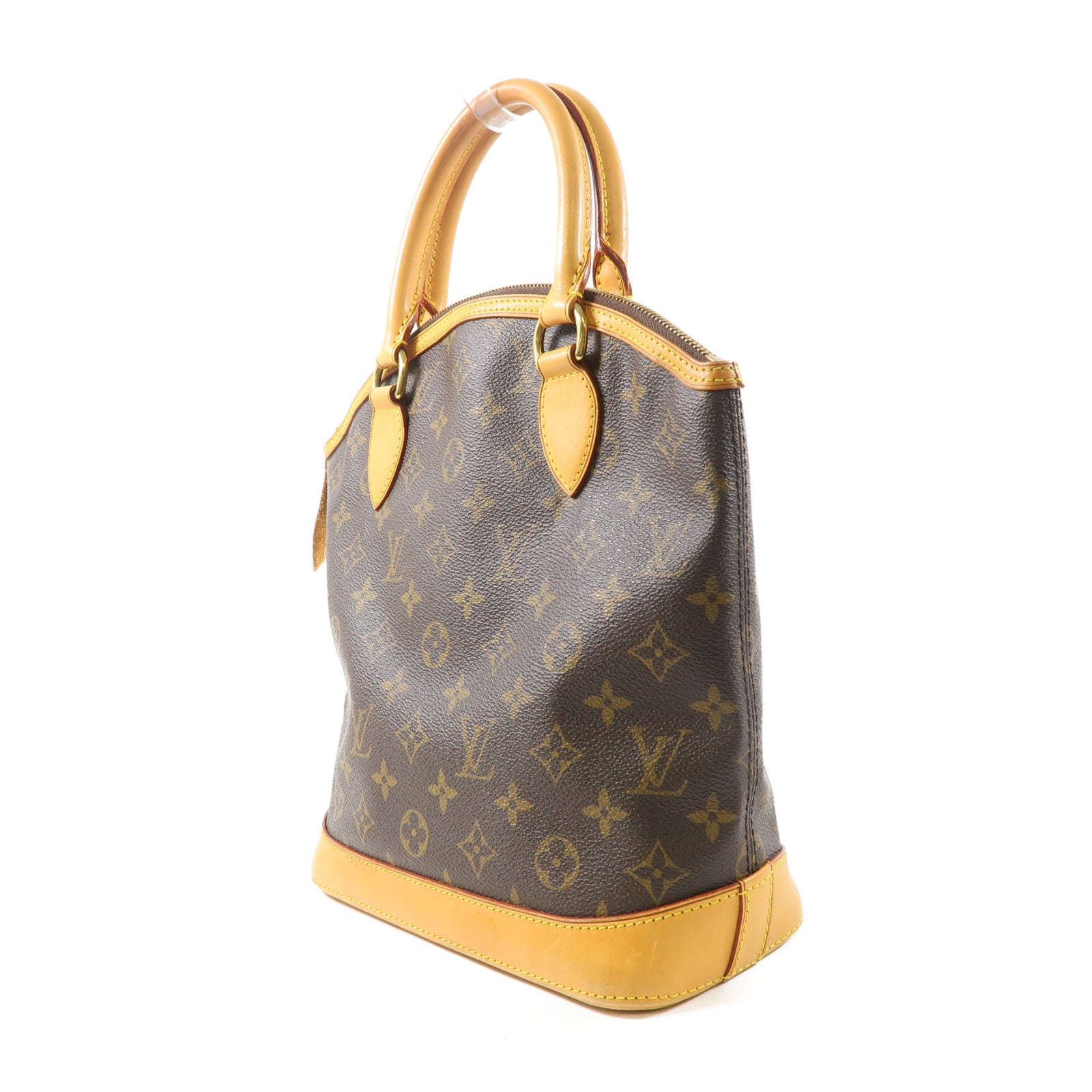 LOUIS VUITTON 【激減優惠】Monogram Lockit金扣手挽袋啡色