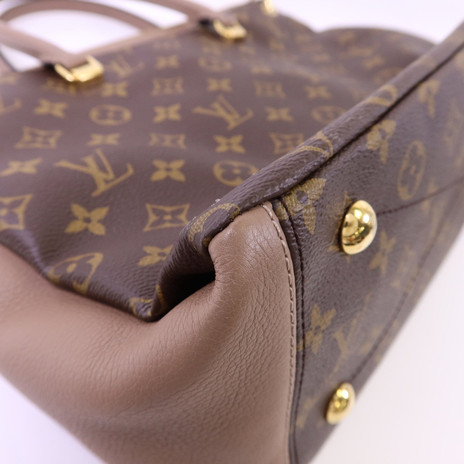 LOUIS VUITTON Monogram Pallas MM金扣手挽肩背兩用袋