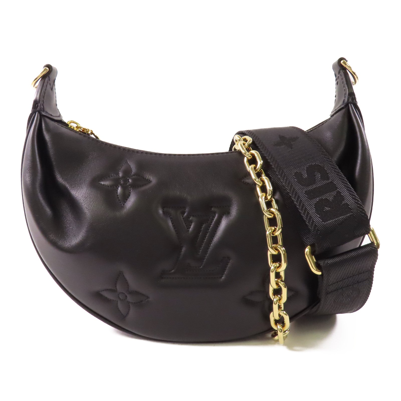 LOUIS VUITTON Monogram Empreinte Over The Moon金扣鏈帶手挽肩背兩用袋