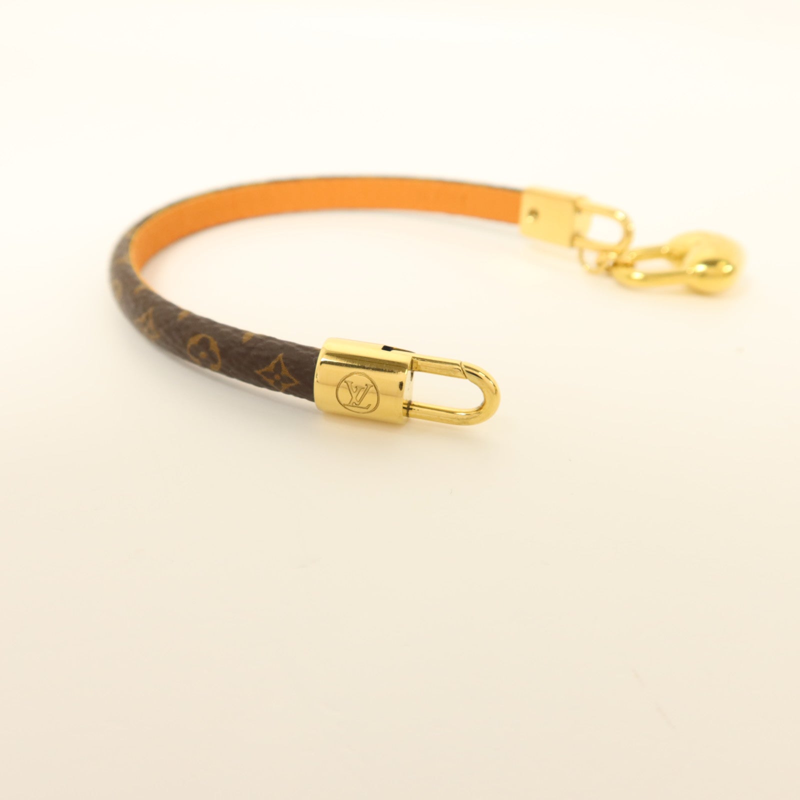 LOUIS VUITTON Monogram/金屬Crazy In Lock Bracelet手鏈