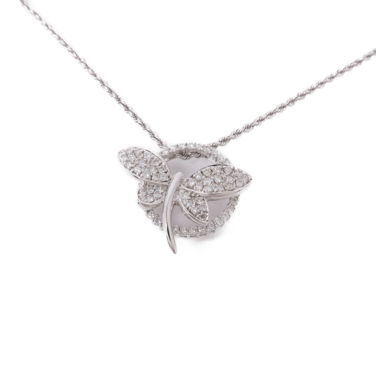 JEWELRY 18K白金Diamond Necklace鑽石項鍊
