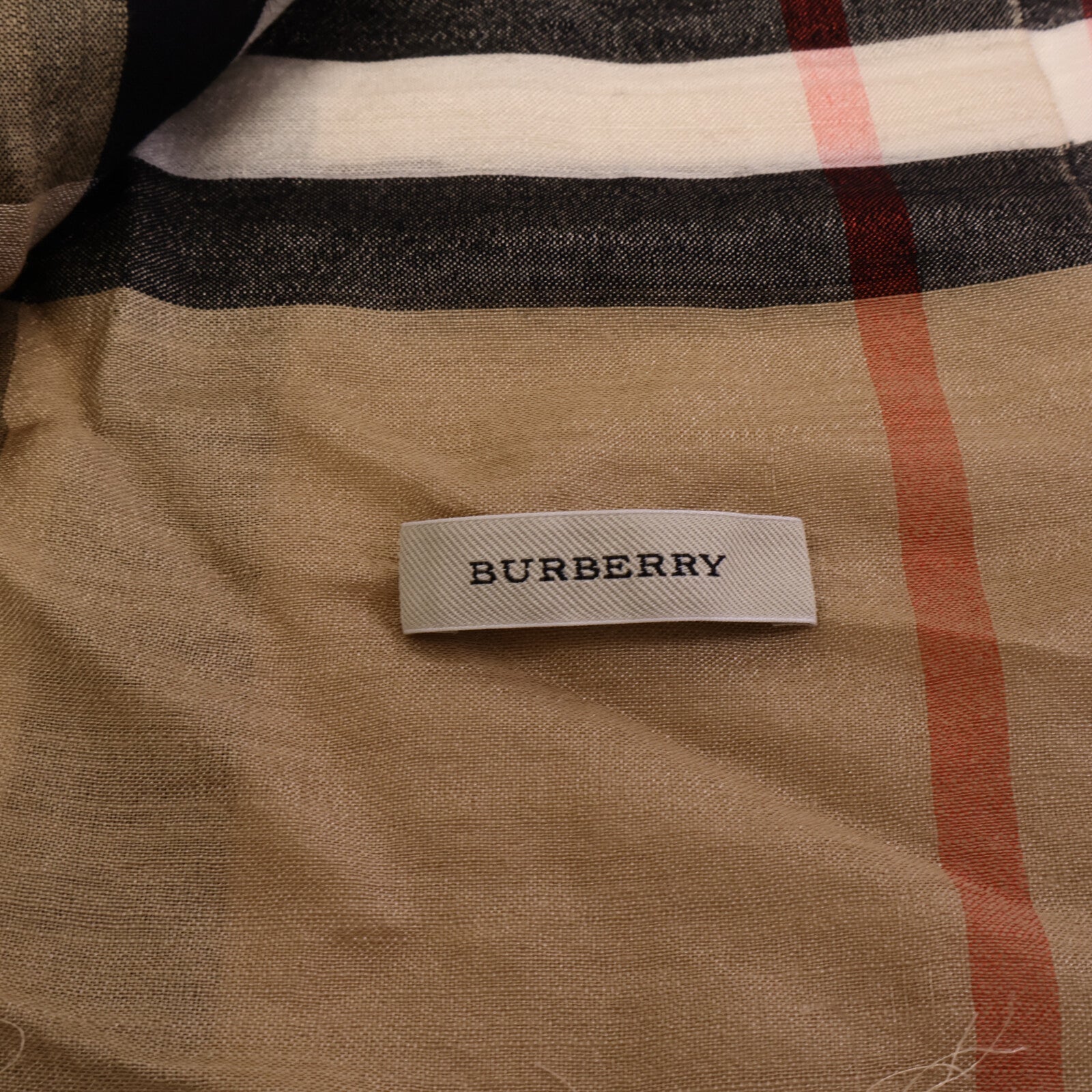 BURBERRY 絲質/羊毛Scarf圍巾