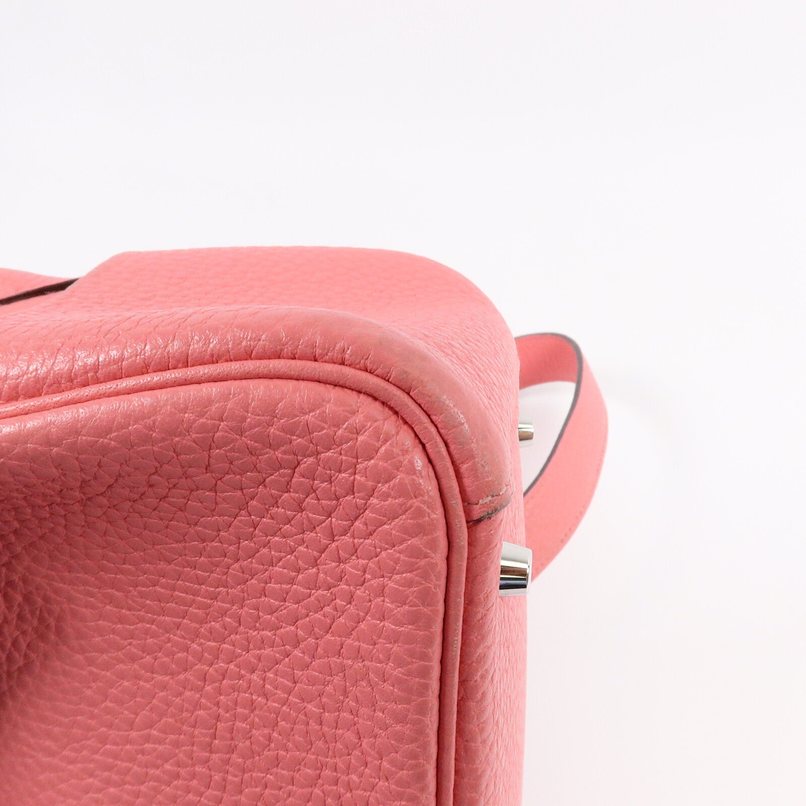 HERMES Clemence皮革Mini Lindy手挽肩背兩用袋