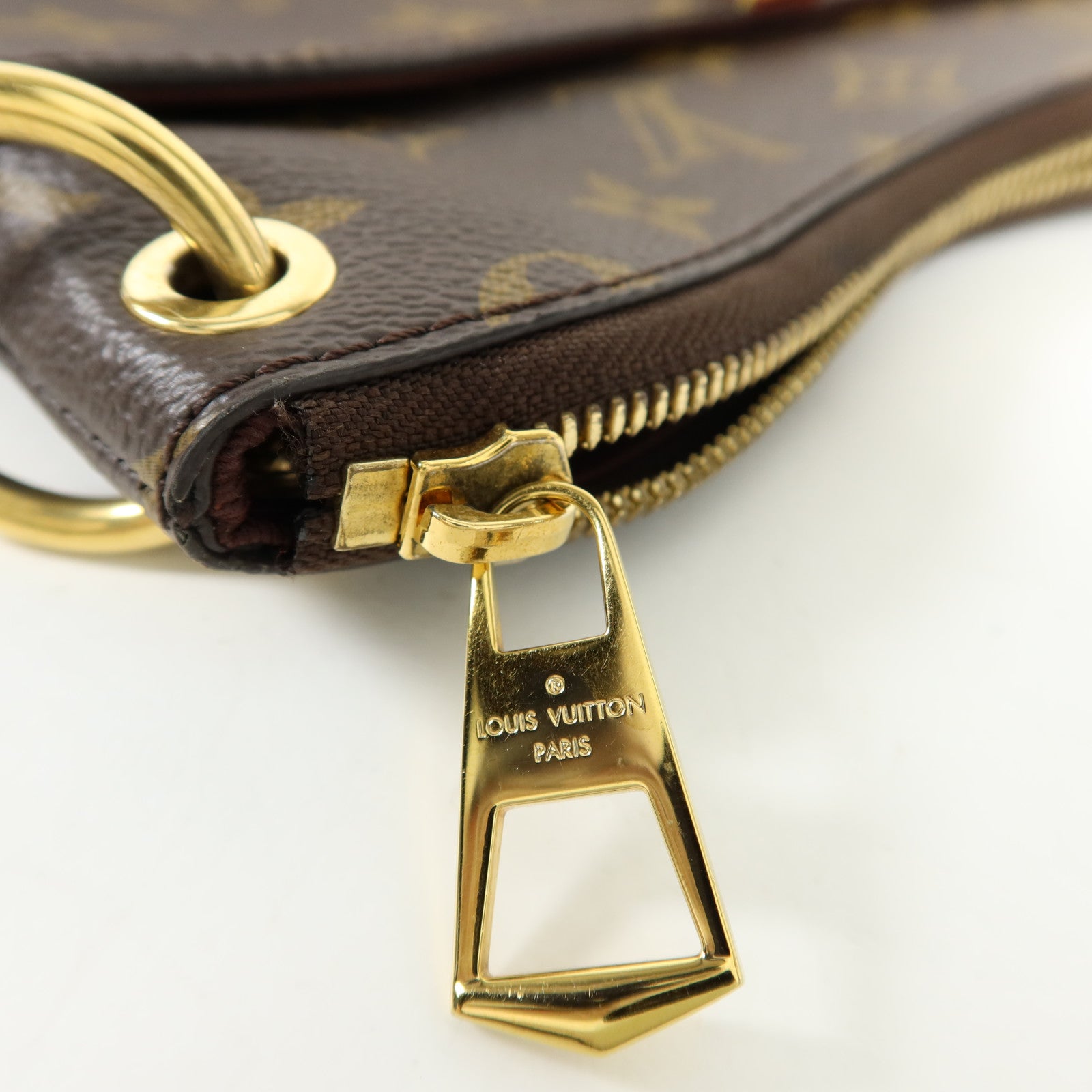 LOUIS VUITTON Monogram Odeon PM金扣手挽袋