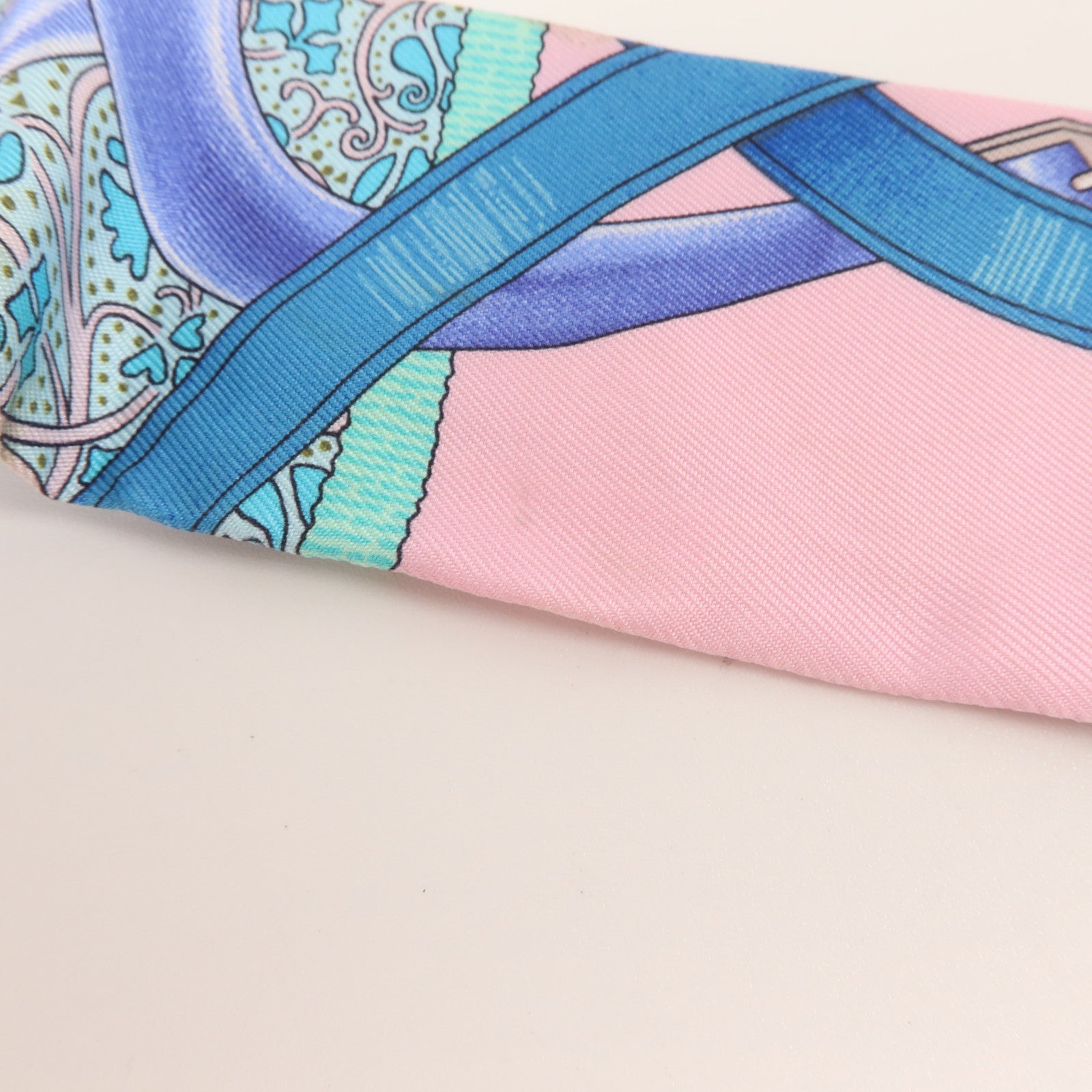 HERMES 絲質Twilly絲巾