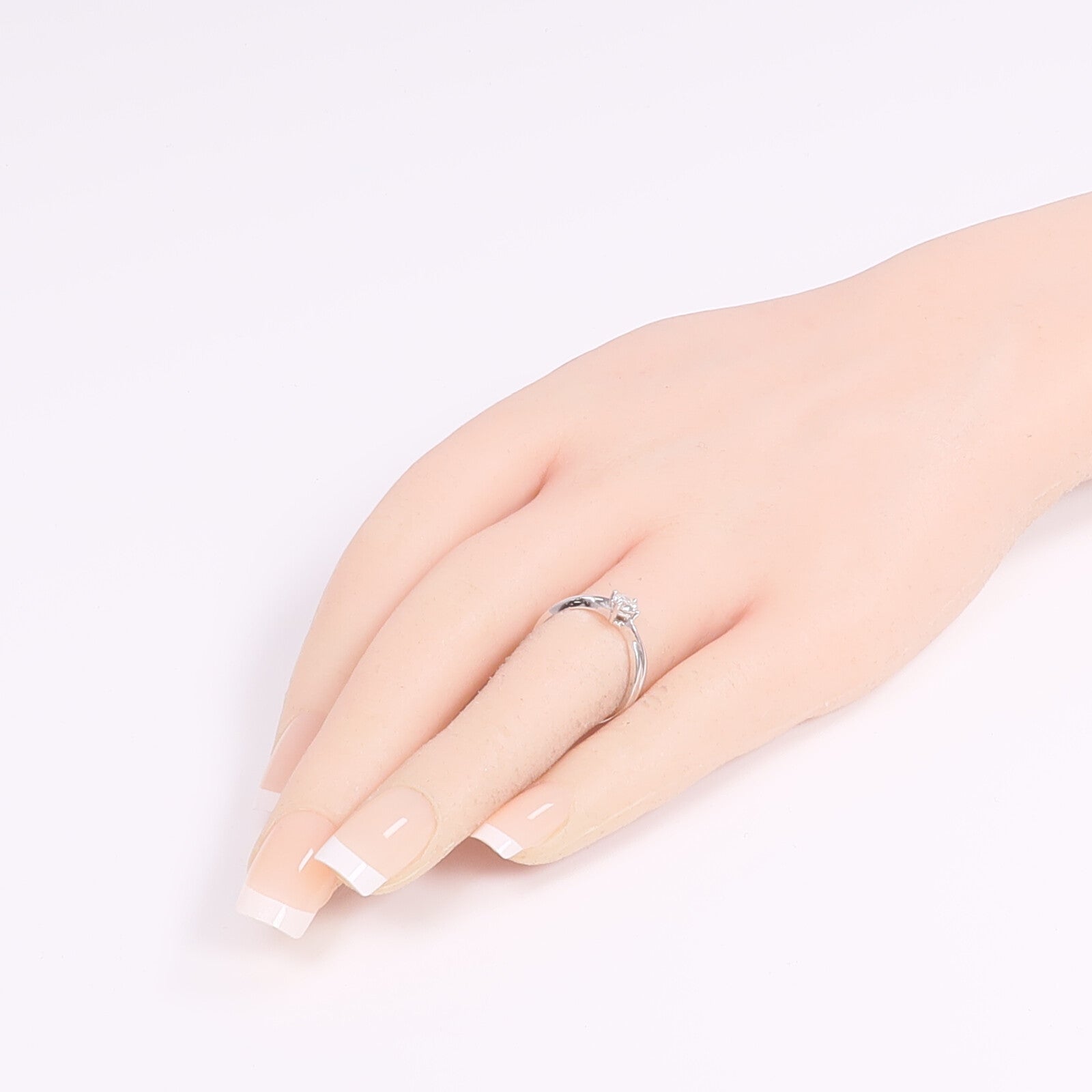 JEWELRY 【激減優惠】18K白金Diamond Ring鑽石戒指US#5.75