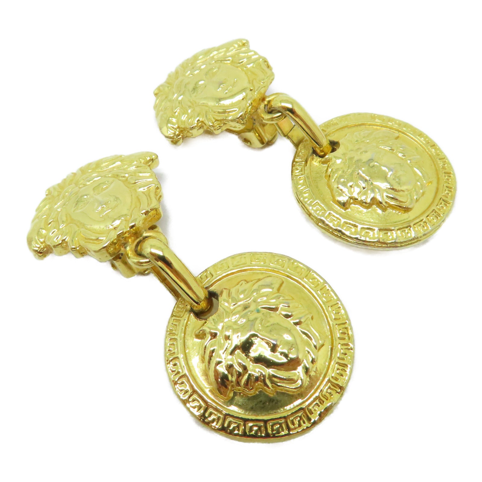 VERSACE 金屬Vintage Earring耳環金色
