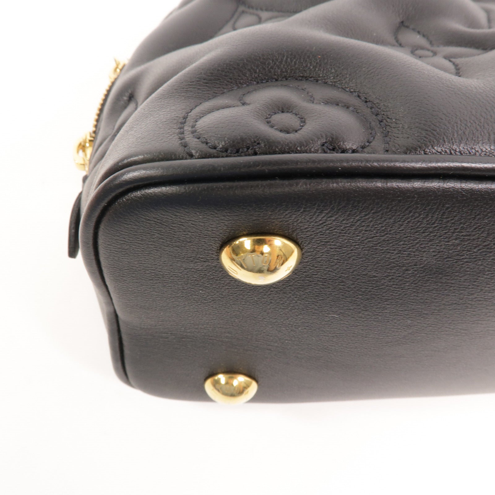 LOUIS VUITTON 牛皮皮革Alma BB Bubblegram手挽肩背兩用袋