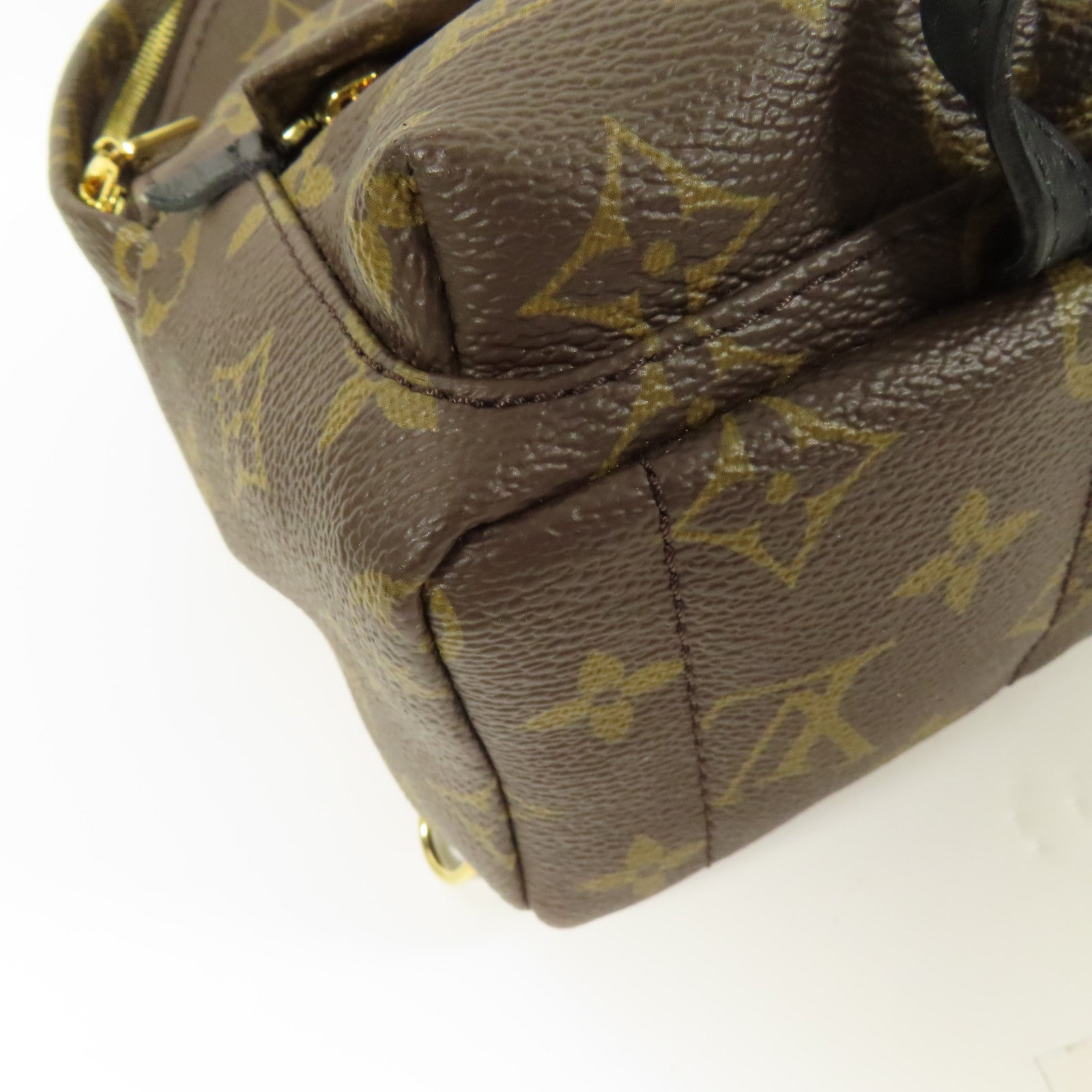 LOUIS VUITTON LV GHW Palm Spring Mini Backpack Monogram M44873 Brown