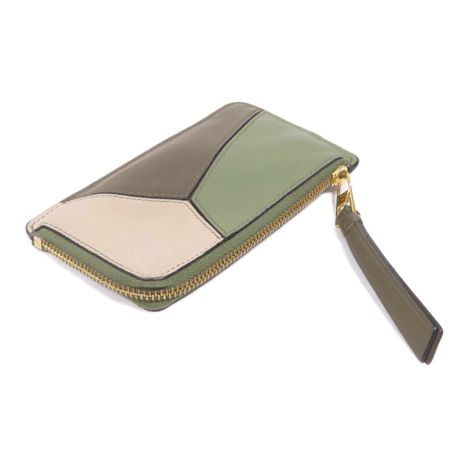 LOEWE 牛皮皮革Card Case金扣卡片套