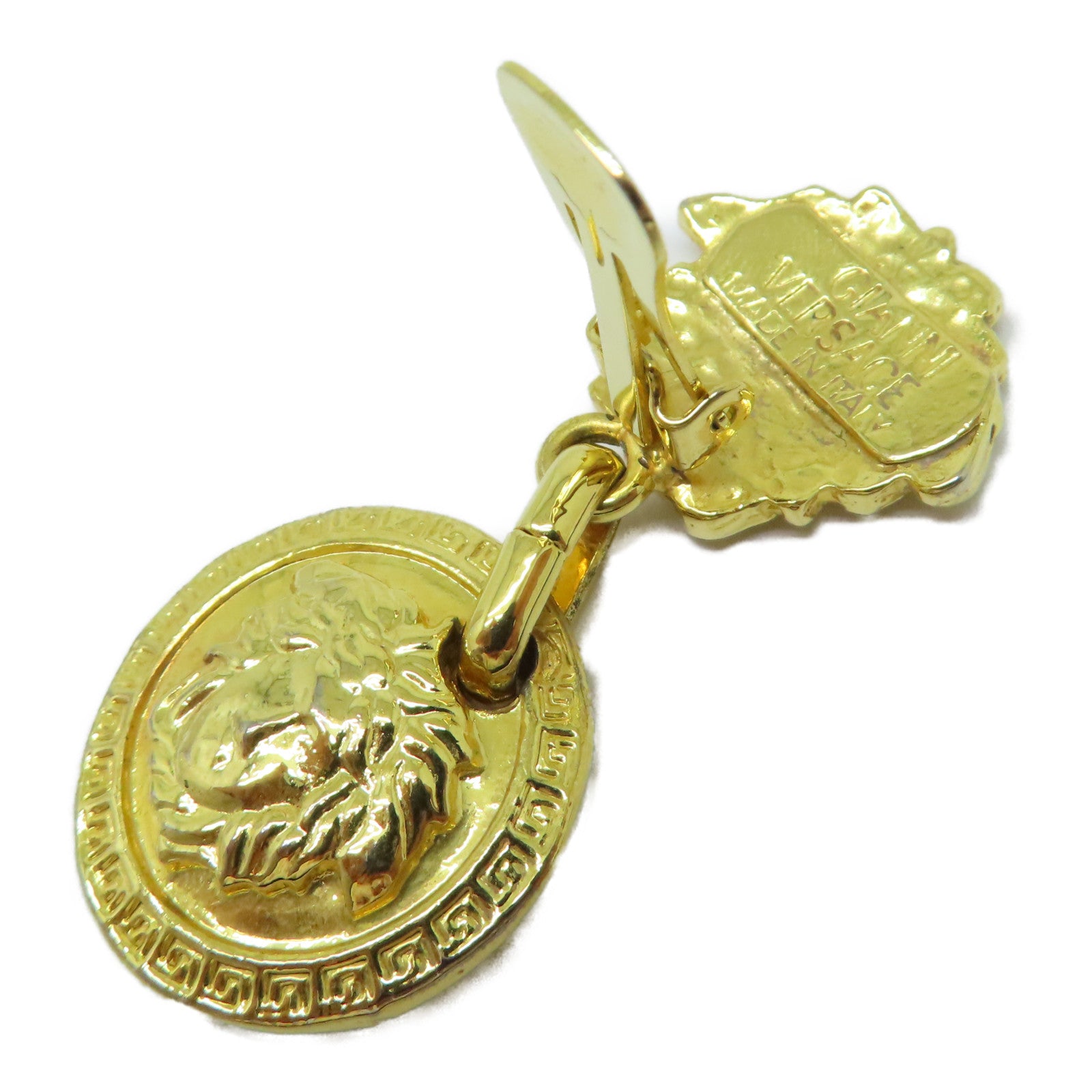 VERSACE 金屬Vintage Earring耳環金色