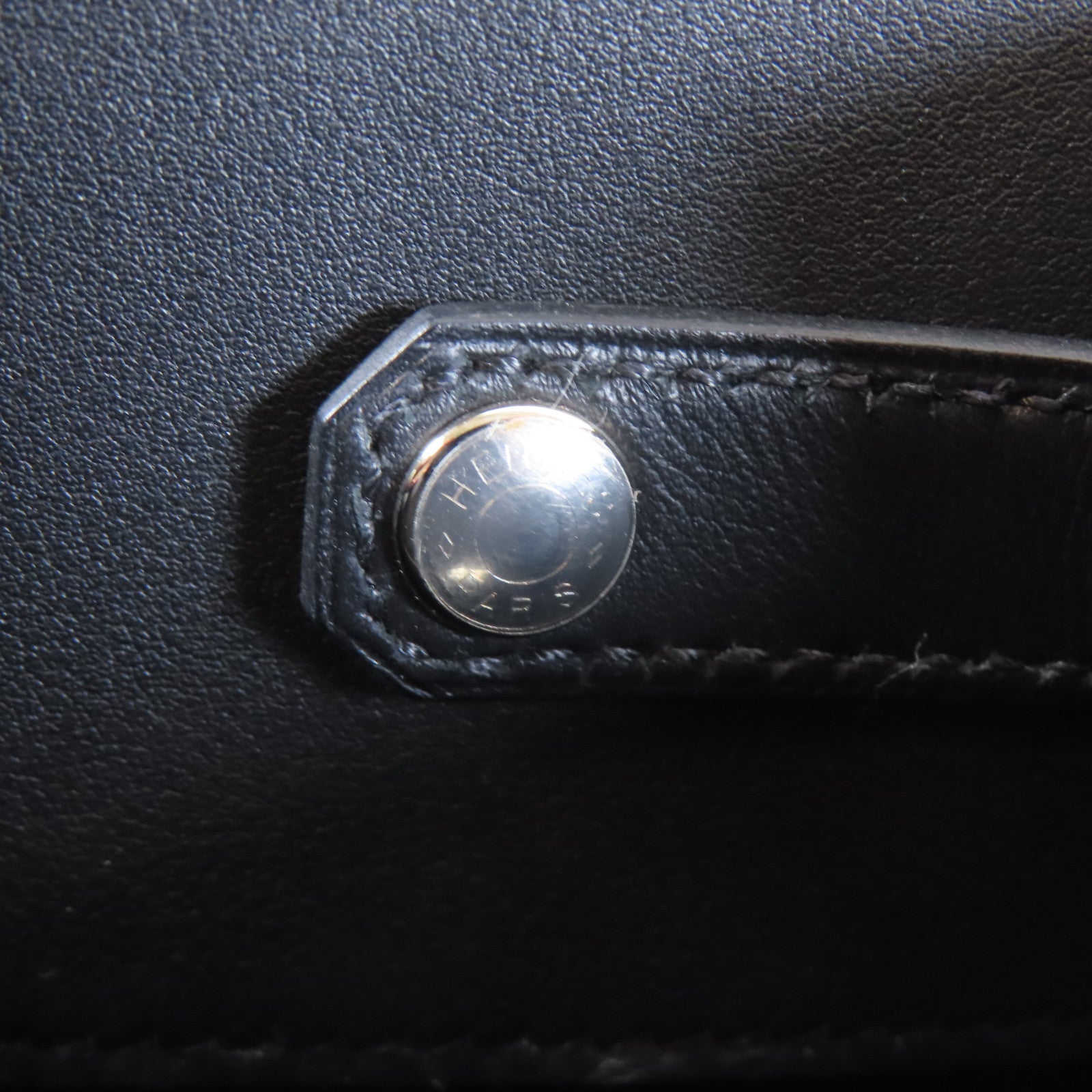 HERMES 【激減優惠】Swift皮革Birkin 35銀扣手挽袋黑色