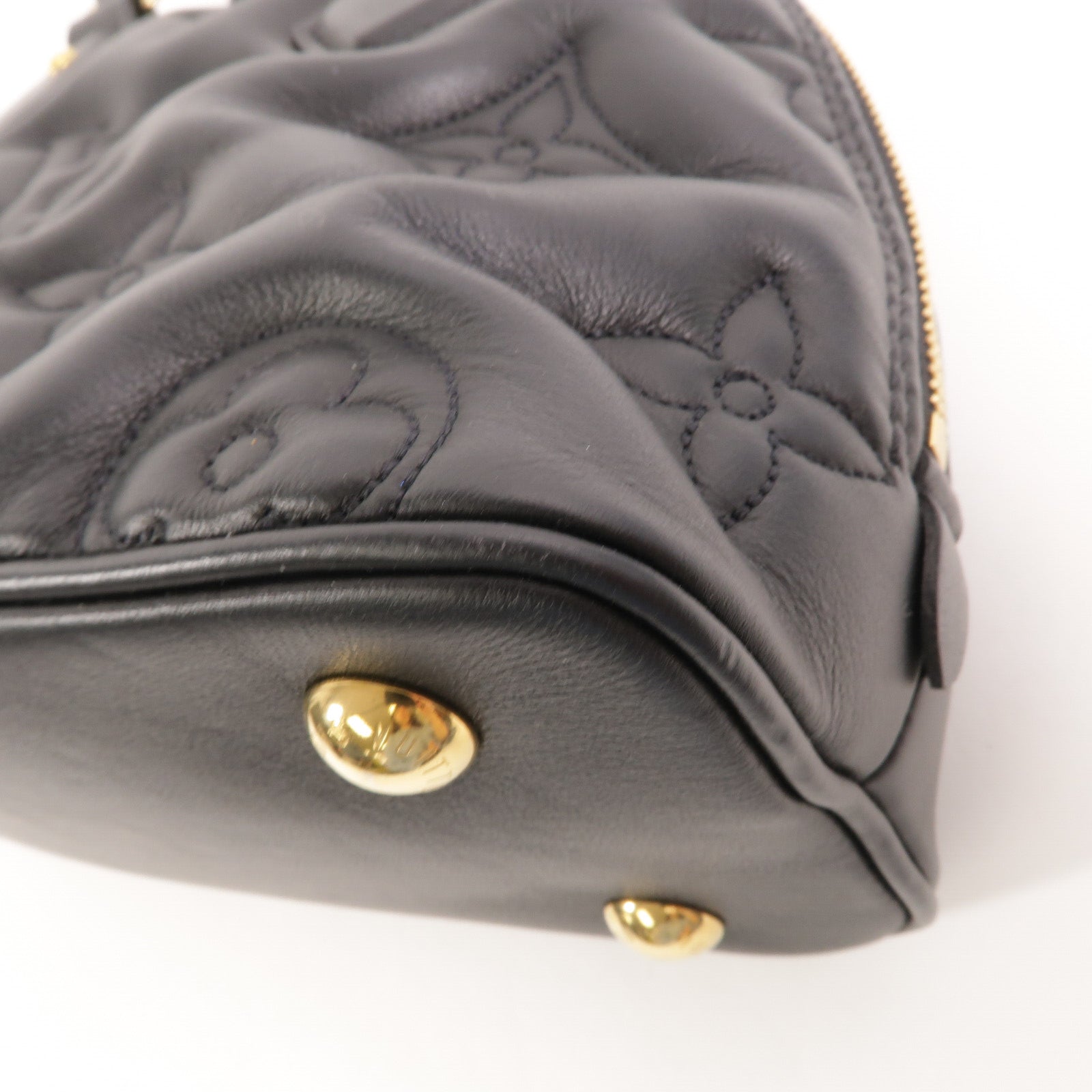 LOUIS VUITTON 牛皮皮革Alma BB Bubblegram手挽肩背兩用袋