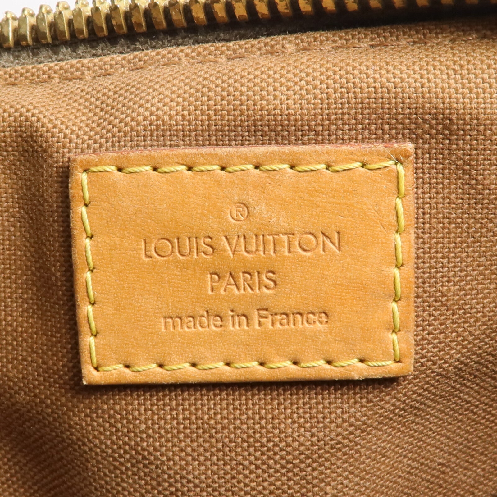 LOUIS VUITTON Monogram Palermo PM金扣手挽肩背兩用袋棕色