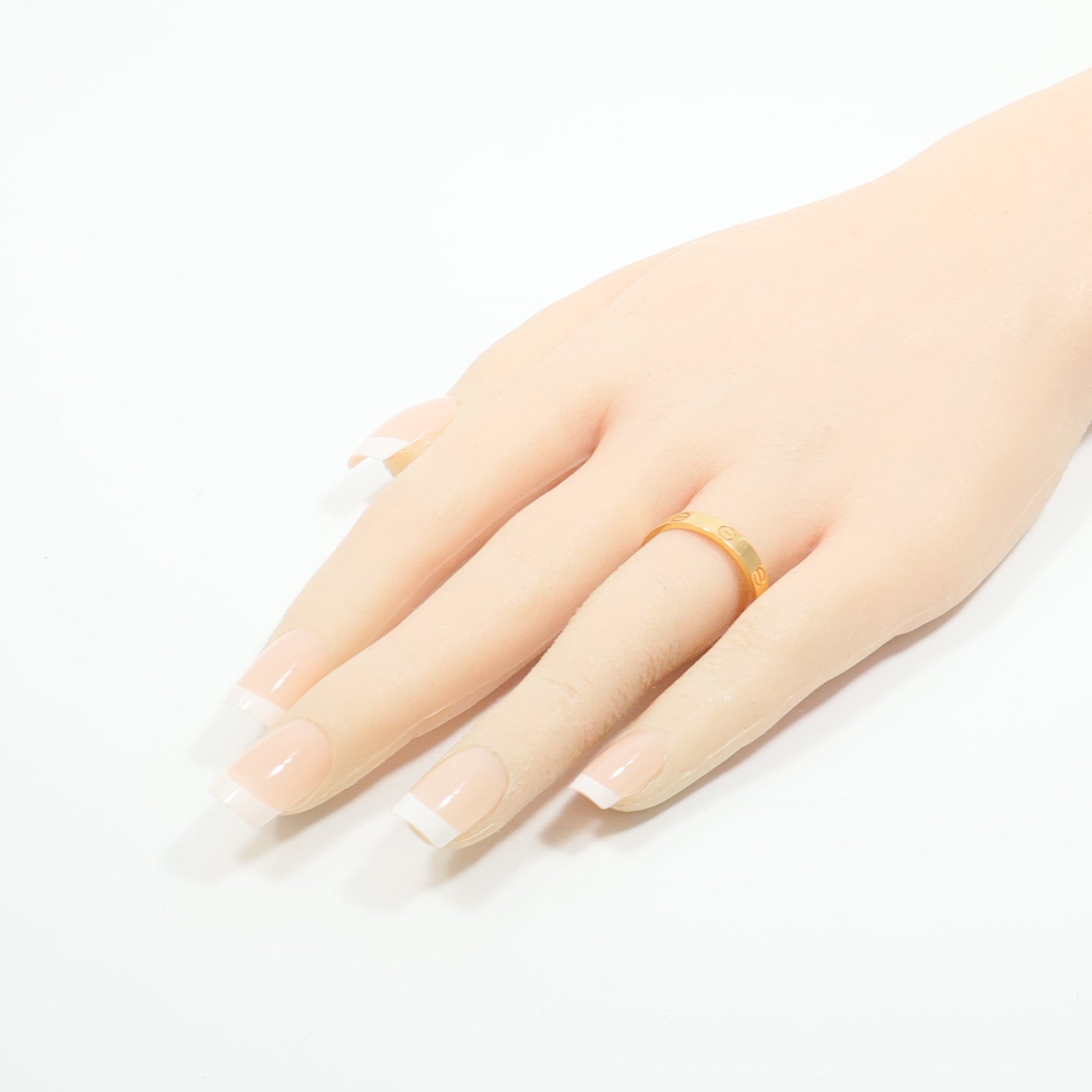 CARTIER 18K玫瑰金Mini Love Ring戒指