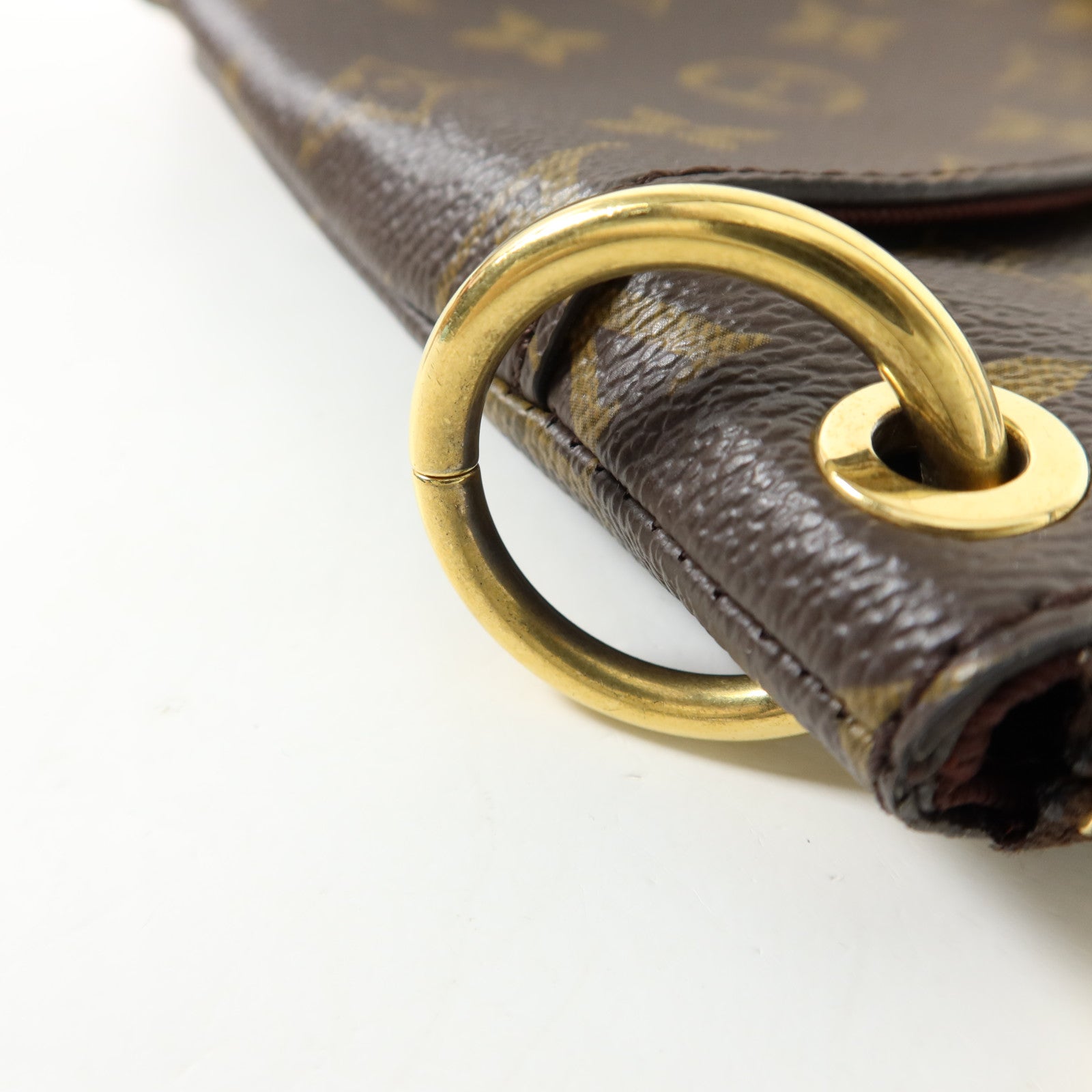 LOUIS VUITTON Monogram Odeon PM金扣手挽袋