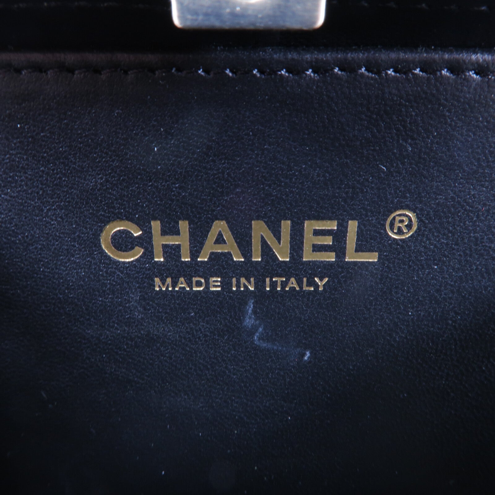 CHANEL 羊皮皮革/天鵝絨Chain Shoulder鏈帶肩背袋