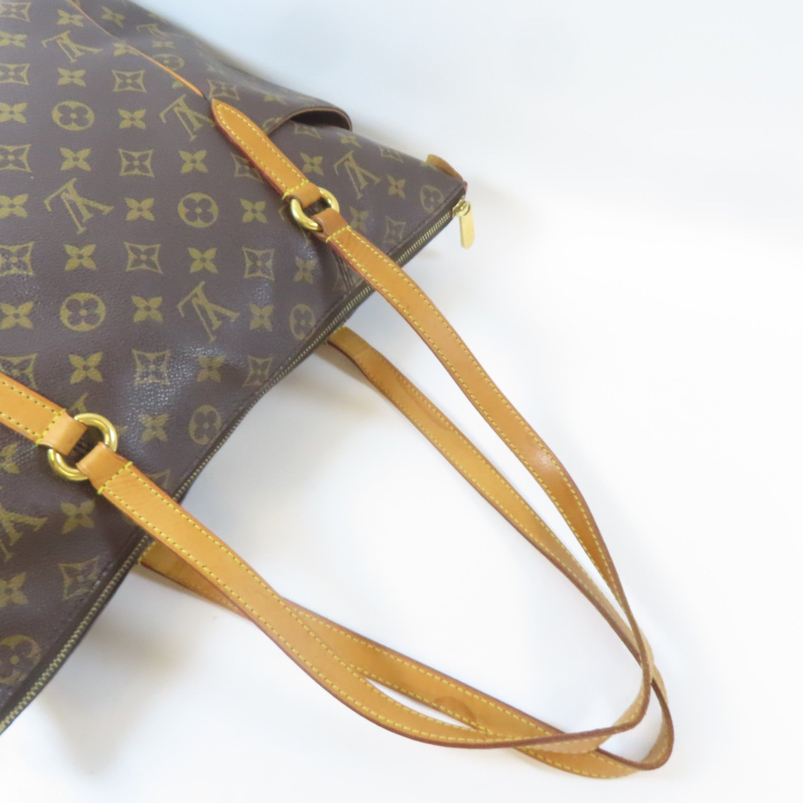 LOUIS VUITTON 【激減優惠】Monogram Totally MM金扣肩背袋啡色