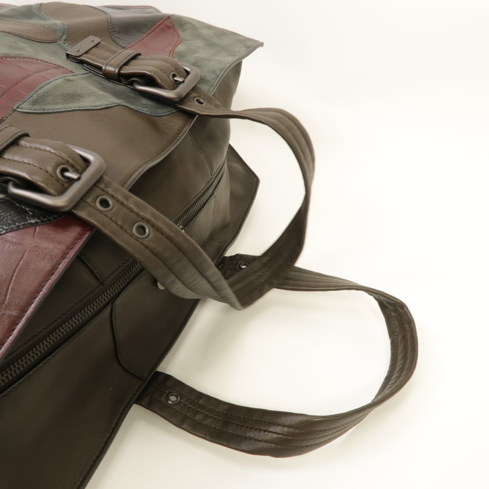 BOTTEGA VENETA 【激減優惠】牛皮皮革/麂皮皮革Shoulder Tote Bag肩背袋啡色/綠色/紅色