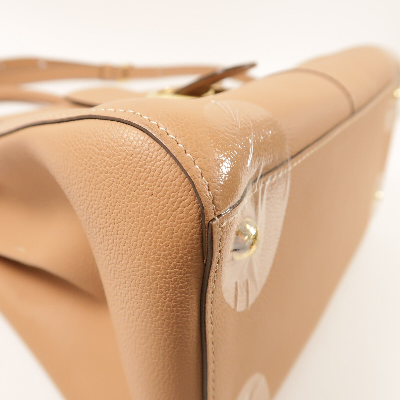 Delvaux 牛皮皮革Billant MM金扣手挽肩背兩用袋