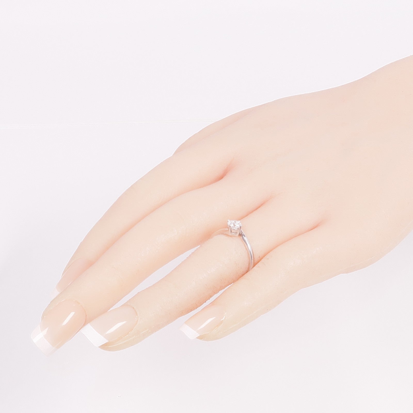 JEWELRY 【激減優惠】18K白金Diamond Ring鑽石戒指US#6