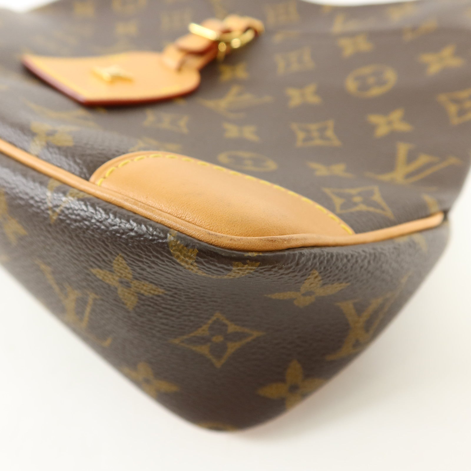 LOUIS VUITTON Monogram Odeon PM金扣手挽袋