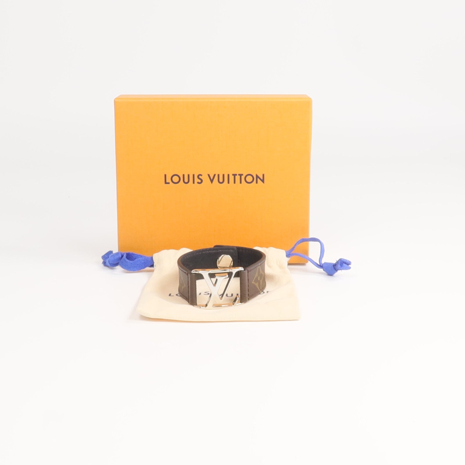 LOUIS VUITTON Monogram Bracelet銀扣手鐲