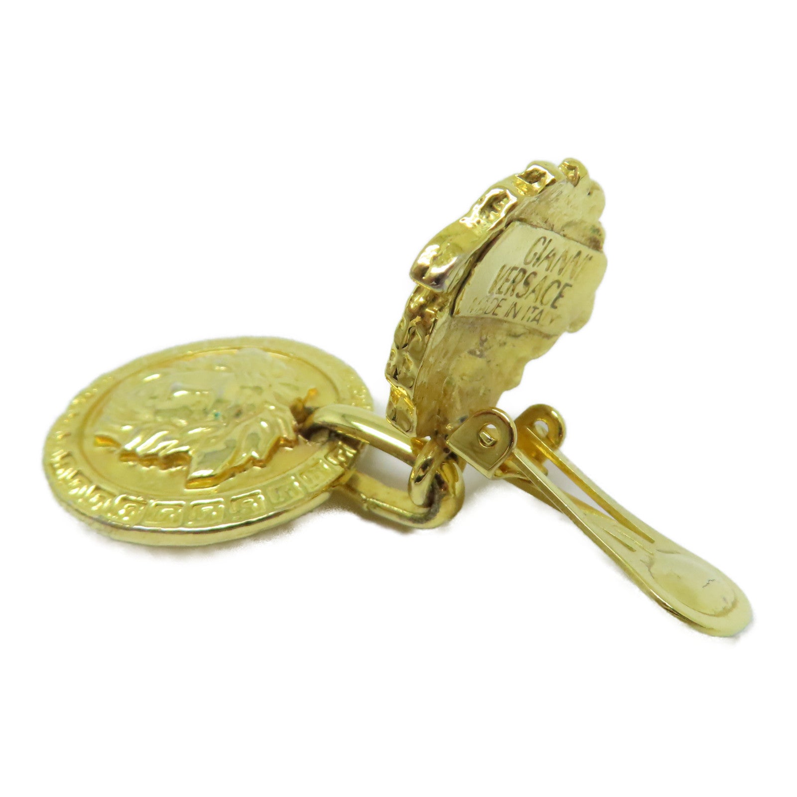 VERSACE 金屬Vintage Earring耳環金色