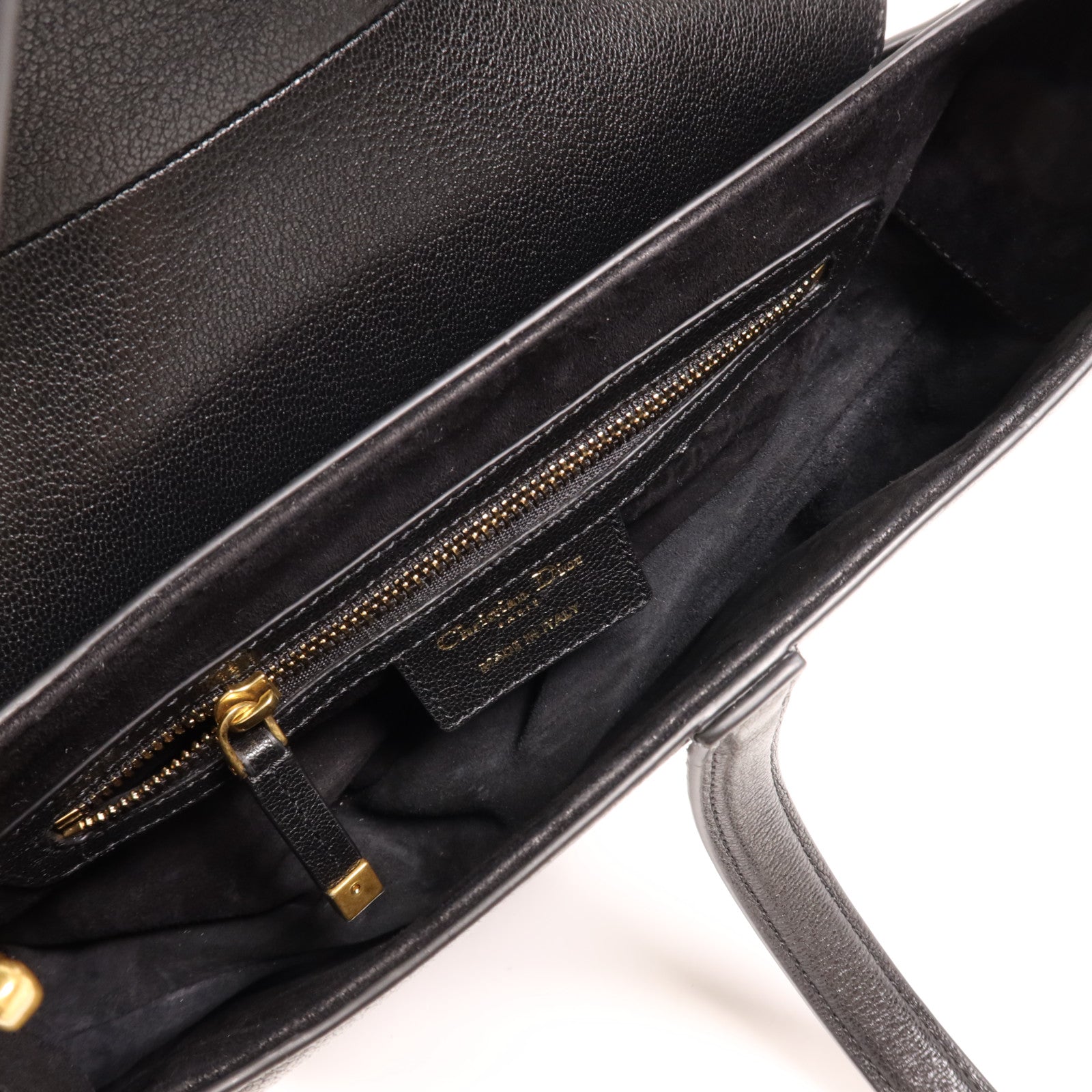 Dior 牛皮皮革Saddle Bag金扣手挽肩背兩用袋