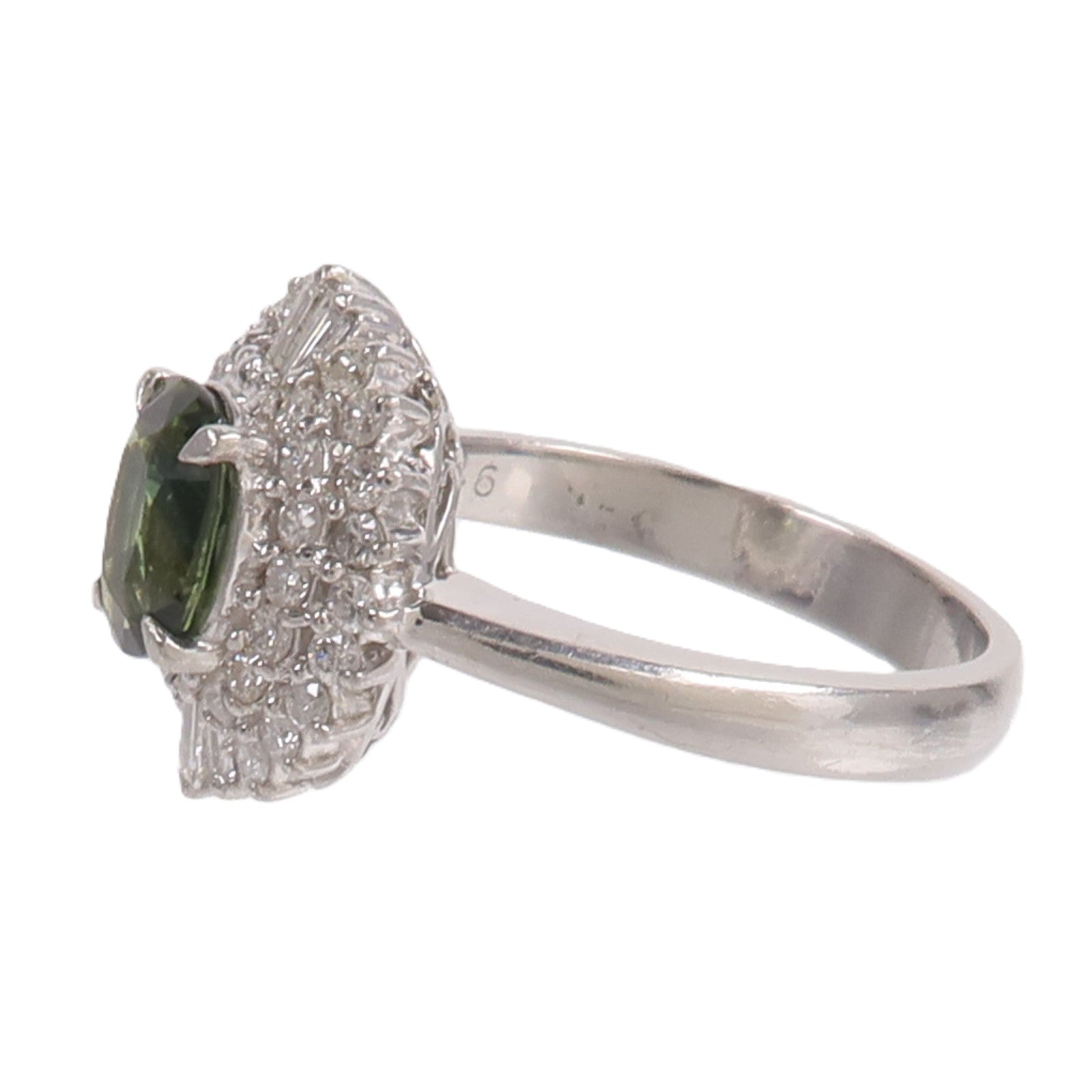 JEWELRY PT900鉑金Sapphire Diamond Ring藍寶石/鑽石戒指