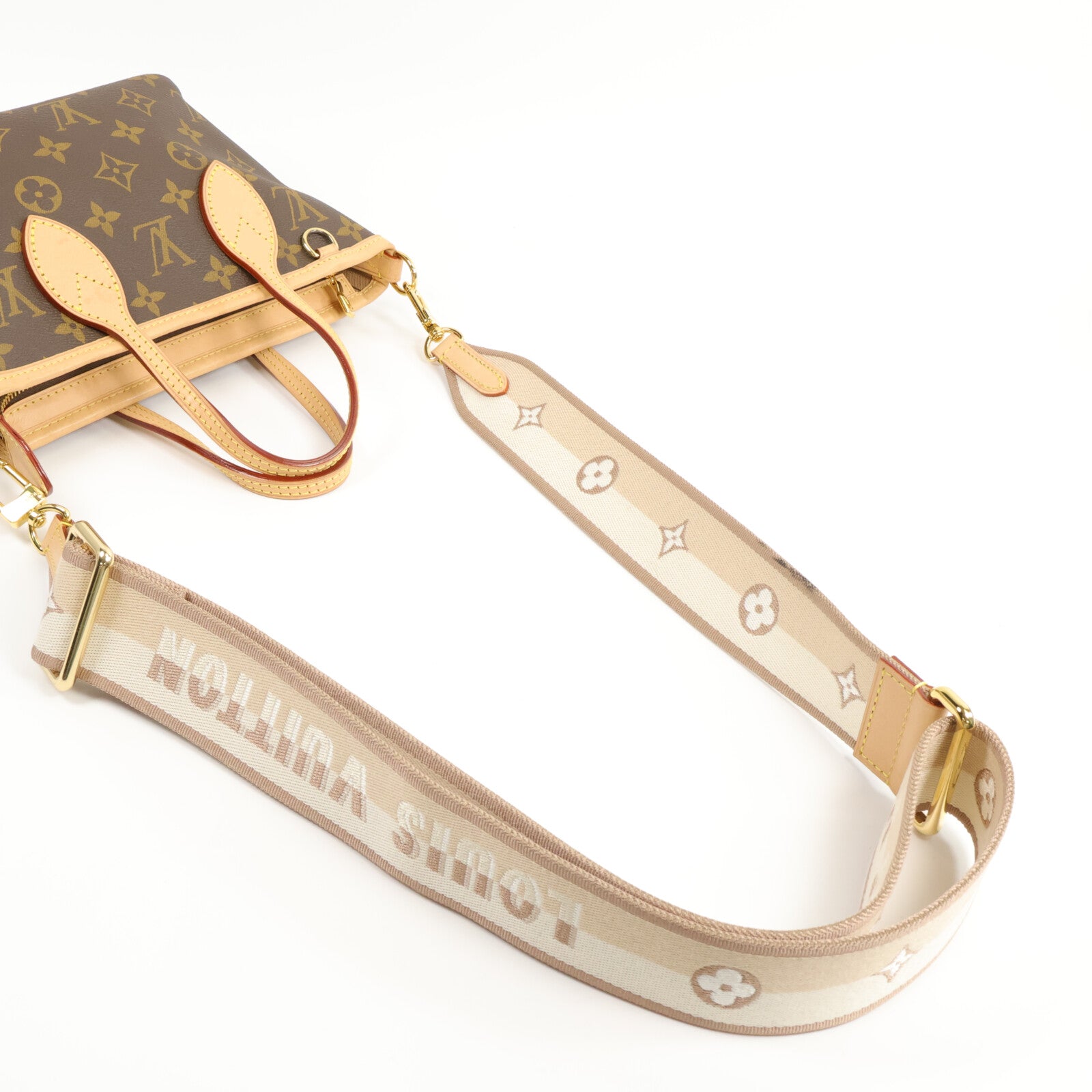 LOUIS VUITTON Monogram Neverfull PM手挽肩背兩用袋