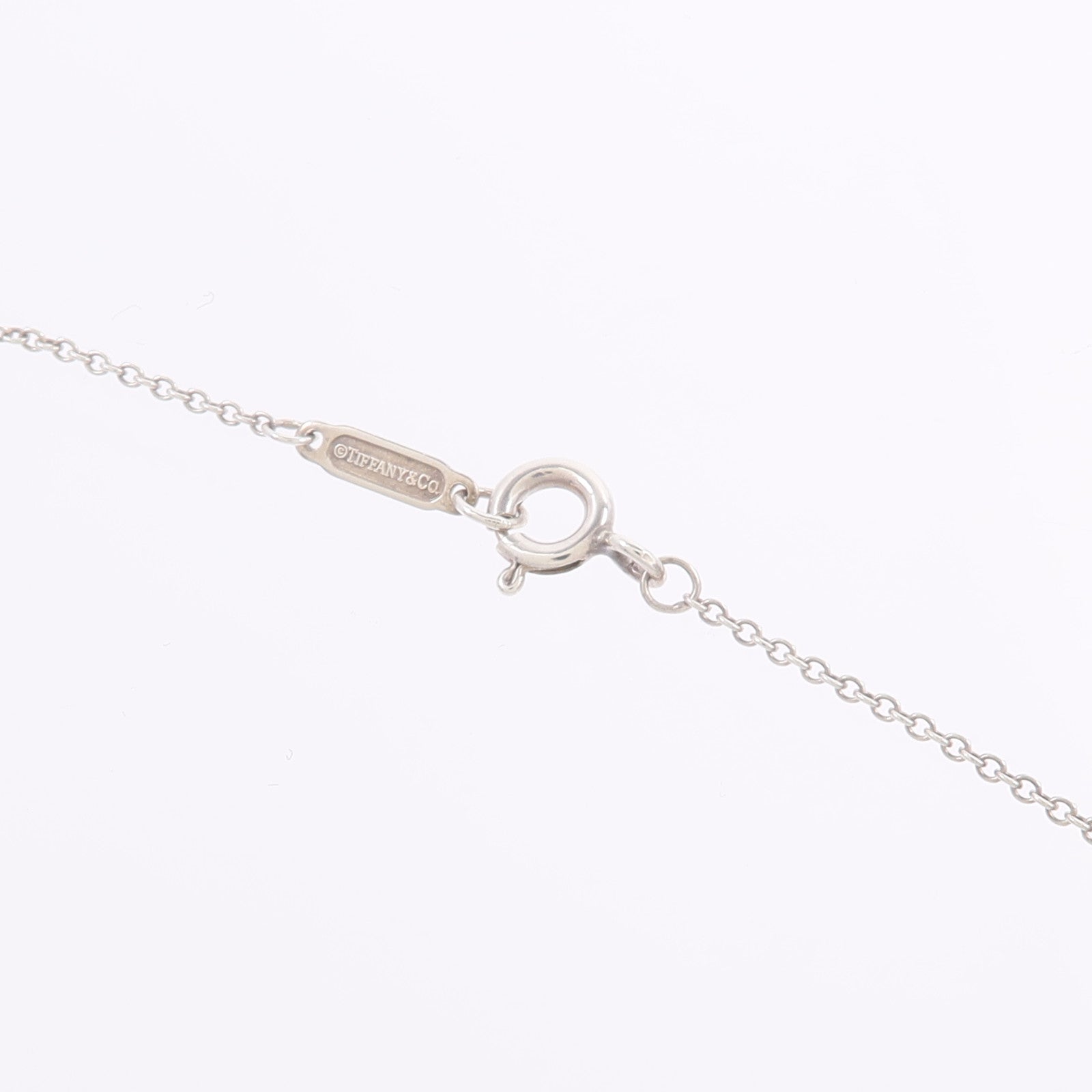 TIFFANY＆CO 925純銀Tiffany Heart Lock Pendant項鍊