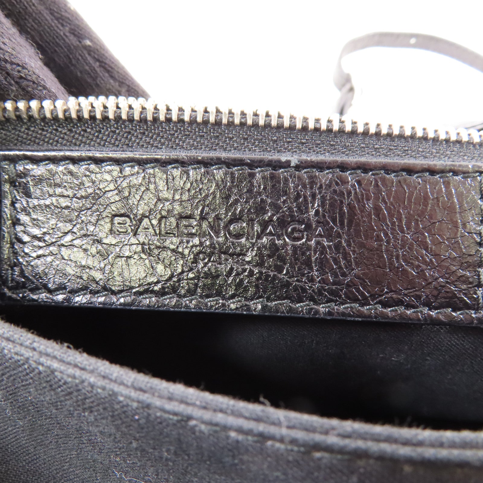 BALENCIAGA 牛皮皮革Giant Envelope銀扣肩背袋